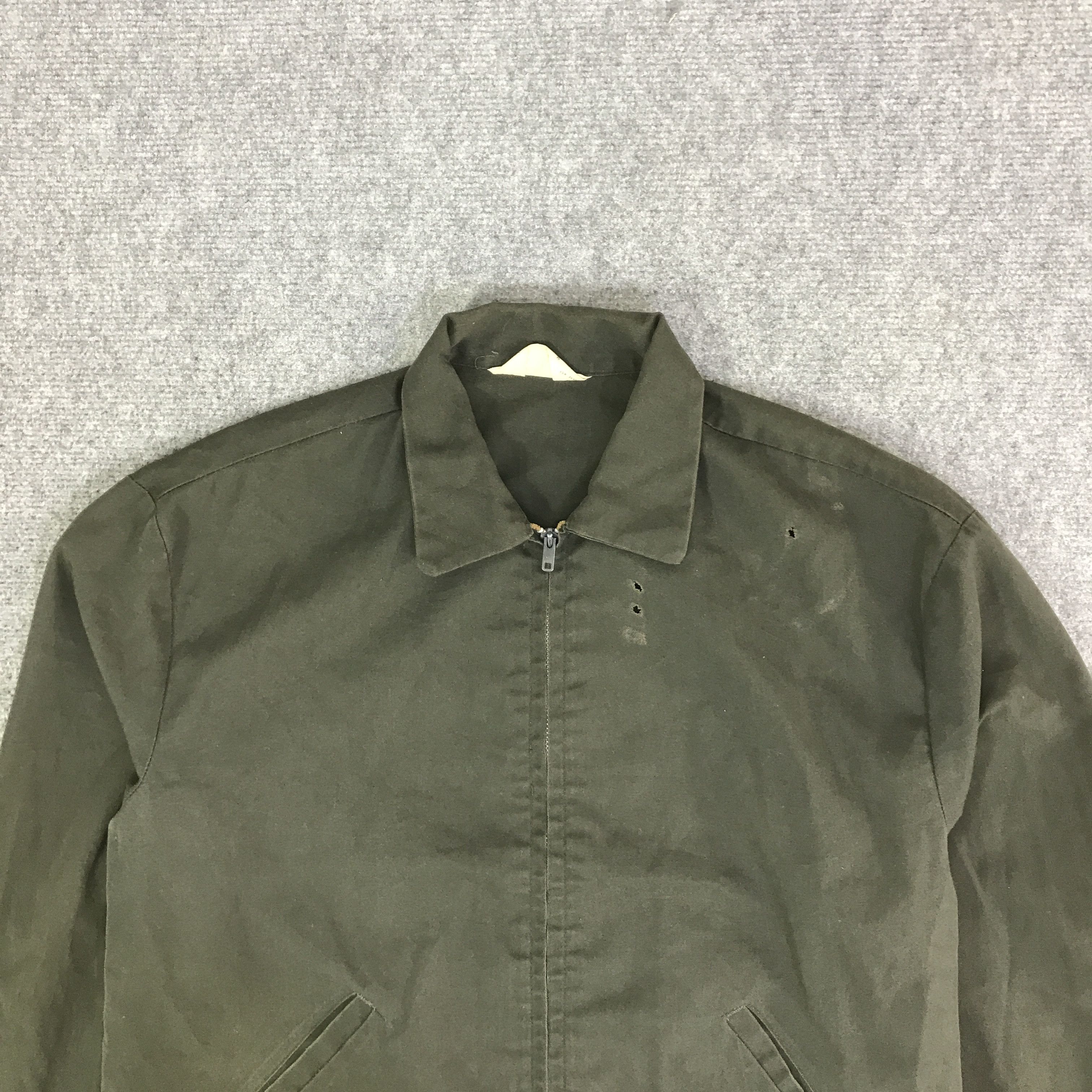 Big Mac VINTAGE BIG MAC GREEN ARMY DISTRESSED JACKET K115B8 Size US L / EU 52-54 / 3 - 2 Thumbnail