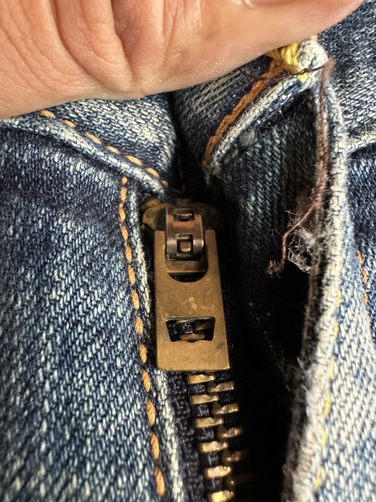 Levi's Levis 511 Selvedge Faded Washed Blue Denim 32x29 D489 Size US 32 / EU 48 - 13 Thumbnail