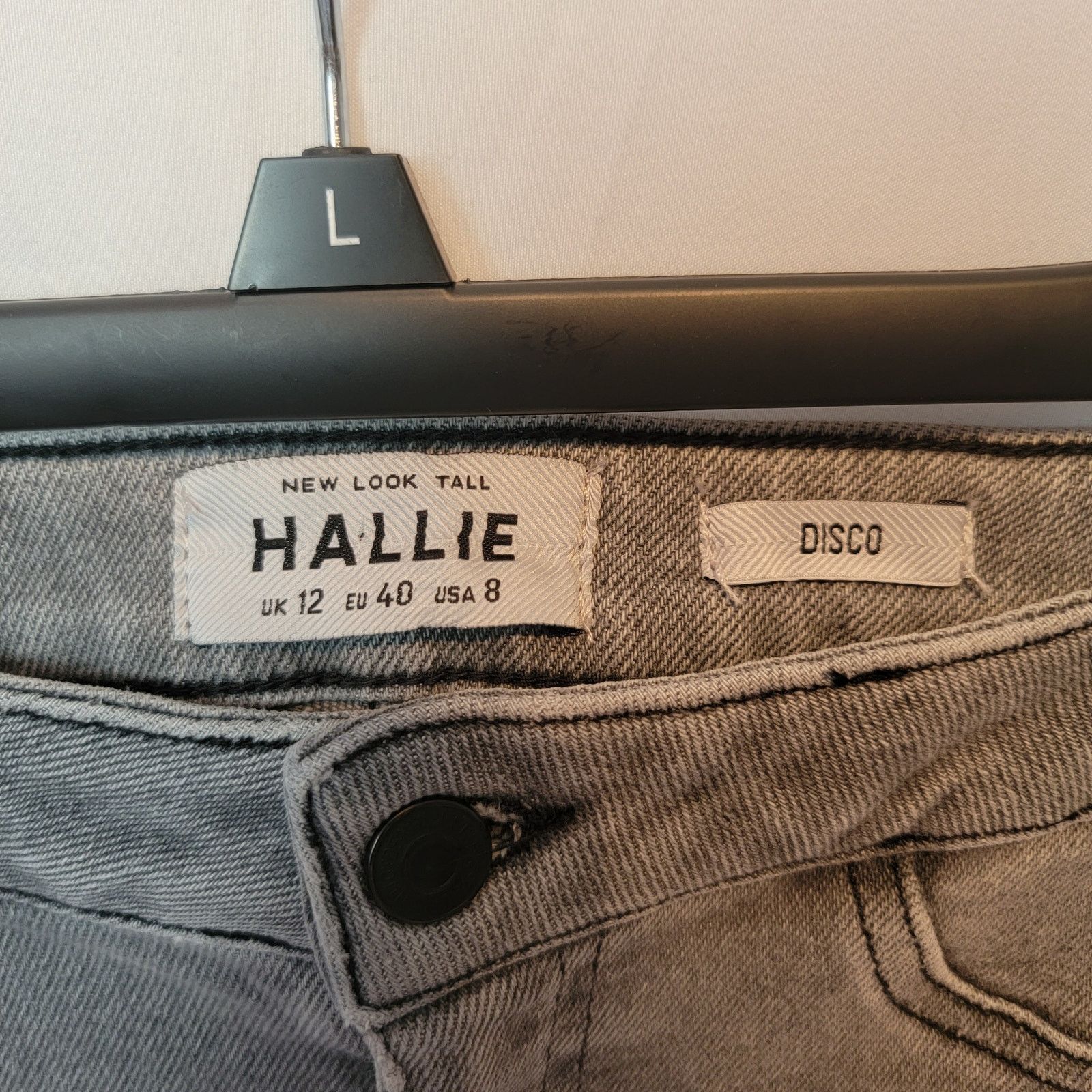 New Look New Look Washed Grey High Waisted Skinny Jeans Size 4 Size 27" / US 4 / IT 40 - 5 Thumbnail