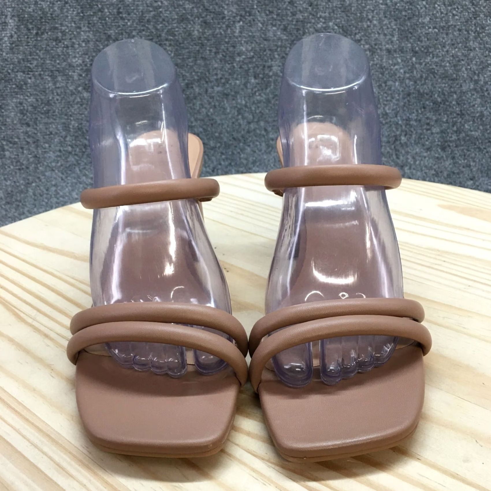 Vintage A New Day Womens 10 Mule Slides Brown Faux Leather Casual Heeled NEW Size US 10 / IT 40 - 4 Thumbnail