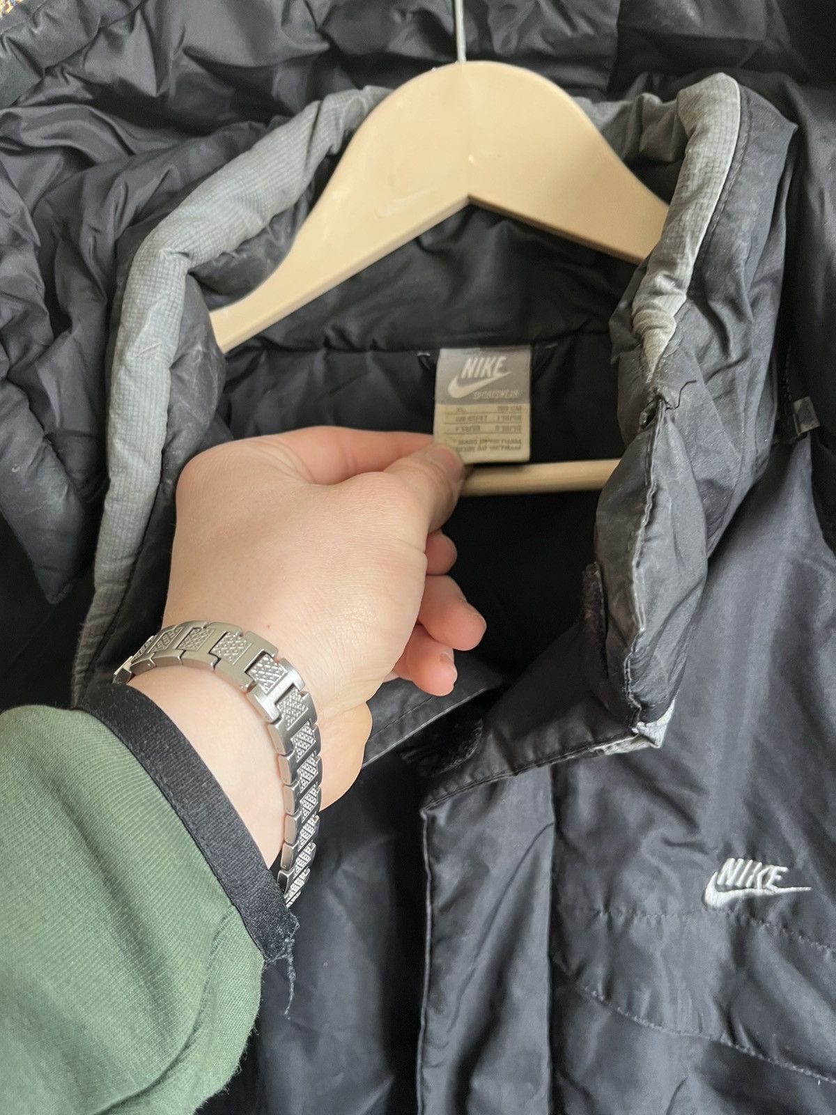 Nike 🖤 VINTAGE NIKE SWOOSH TECH PARKA – ARCHIVE STREETWEAR Y2K Size US XL / EU 56 / 4 - 4 Thumbnail