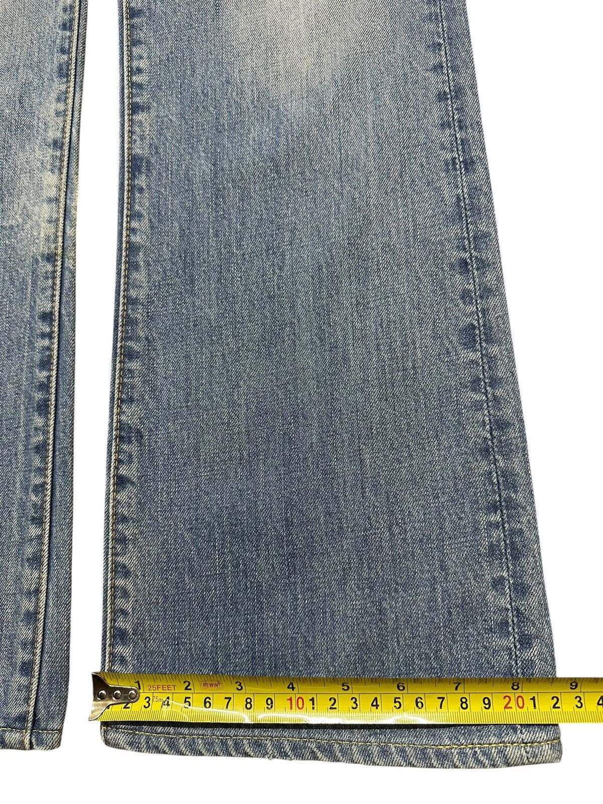 Denime Vintage Japan Denime Faded Wash Style Distress Bootcut Jeans Size US 31 - 17 Thumbnail