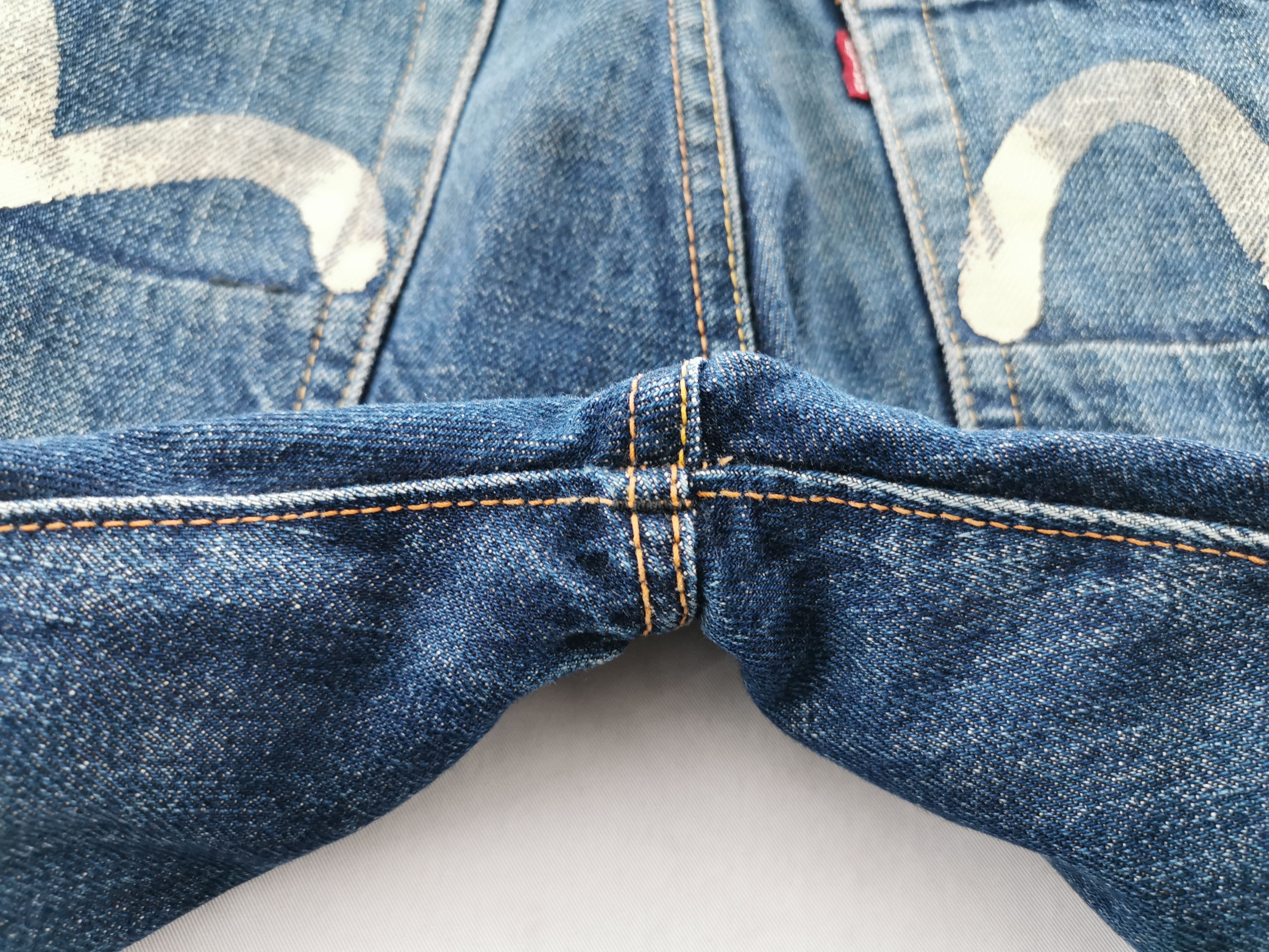 Evisu Vintage Evisu No.2 Selvedge Denim Seagull Pocket Logo Size US 29 - 6 Thumbnail