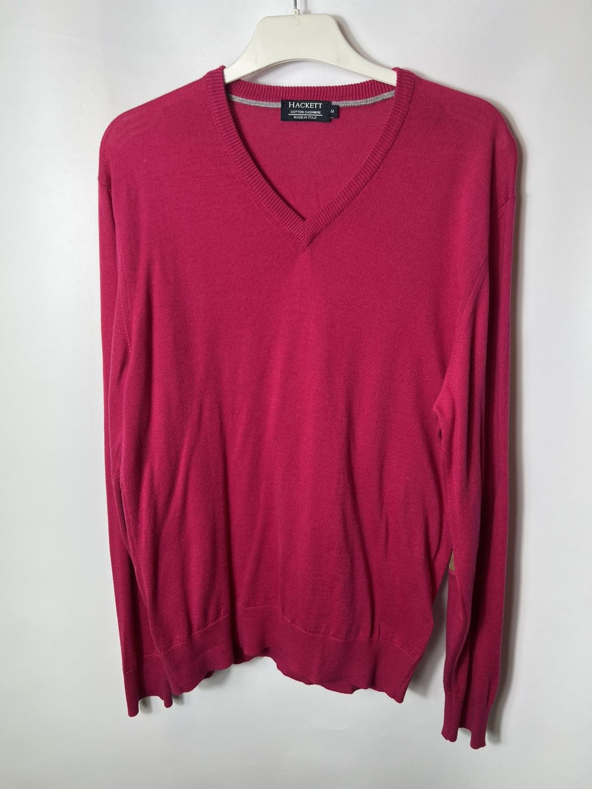 Hackett Vintage streetwear luxury designer Hackett V-Neck Sweater Size US M / EU 48-50 / 2 - 1 Thumbnail