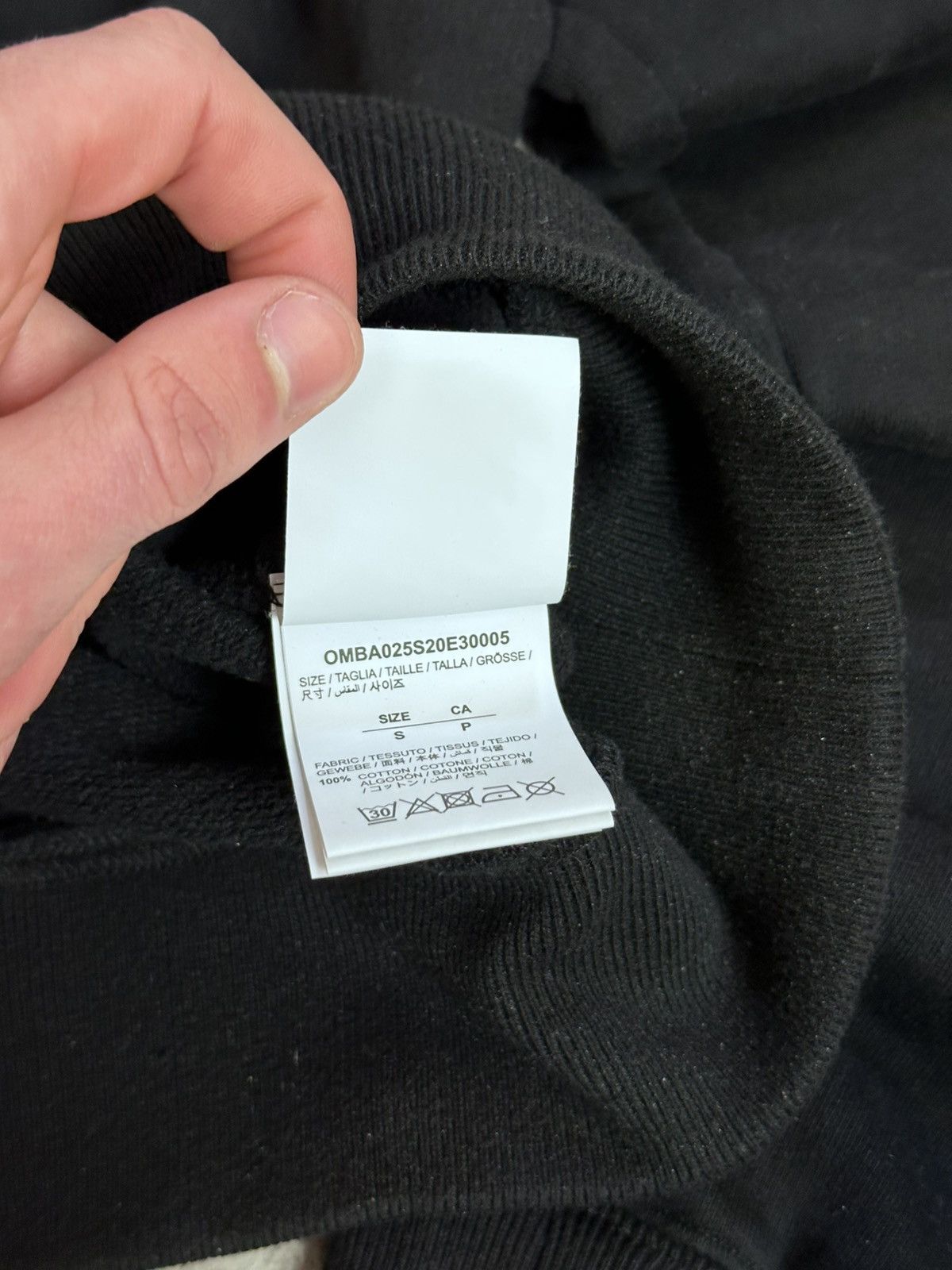 Off-White Off-White Caravaggio Crewneck Sweatshirt Black / Arrows Size US S / EU 44-46 / 1 - 13 Thumbnail