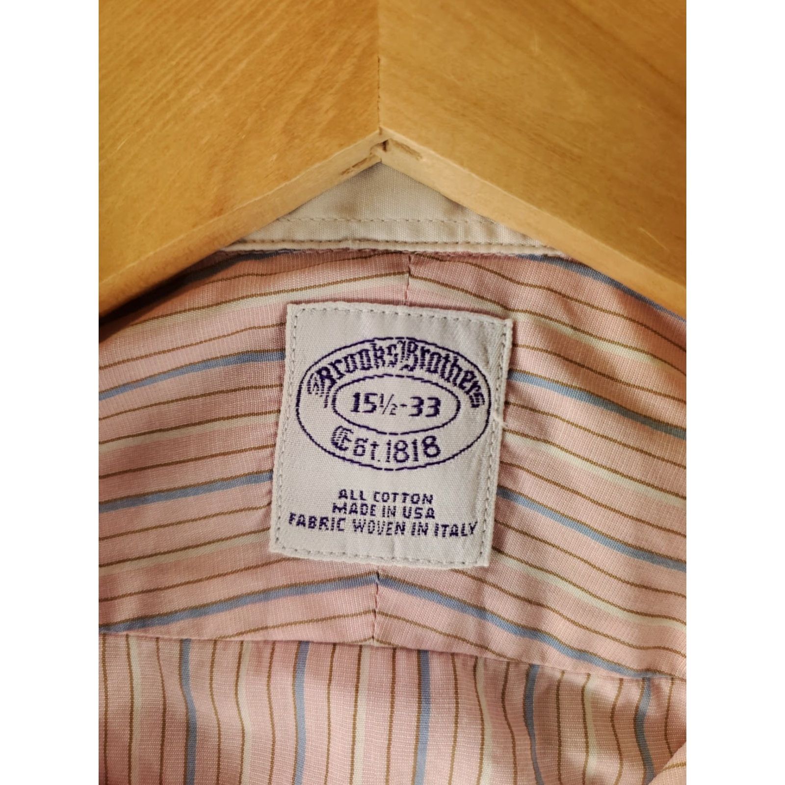 Brooks Brothers VINTAGE Brooks Brothers Shirt Button Up Pink Mens M 15.5-33 French Cuff 80s 90s Mens Size US M / EU 48-50 / 2 - 3 Thumbnail