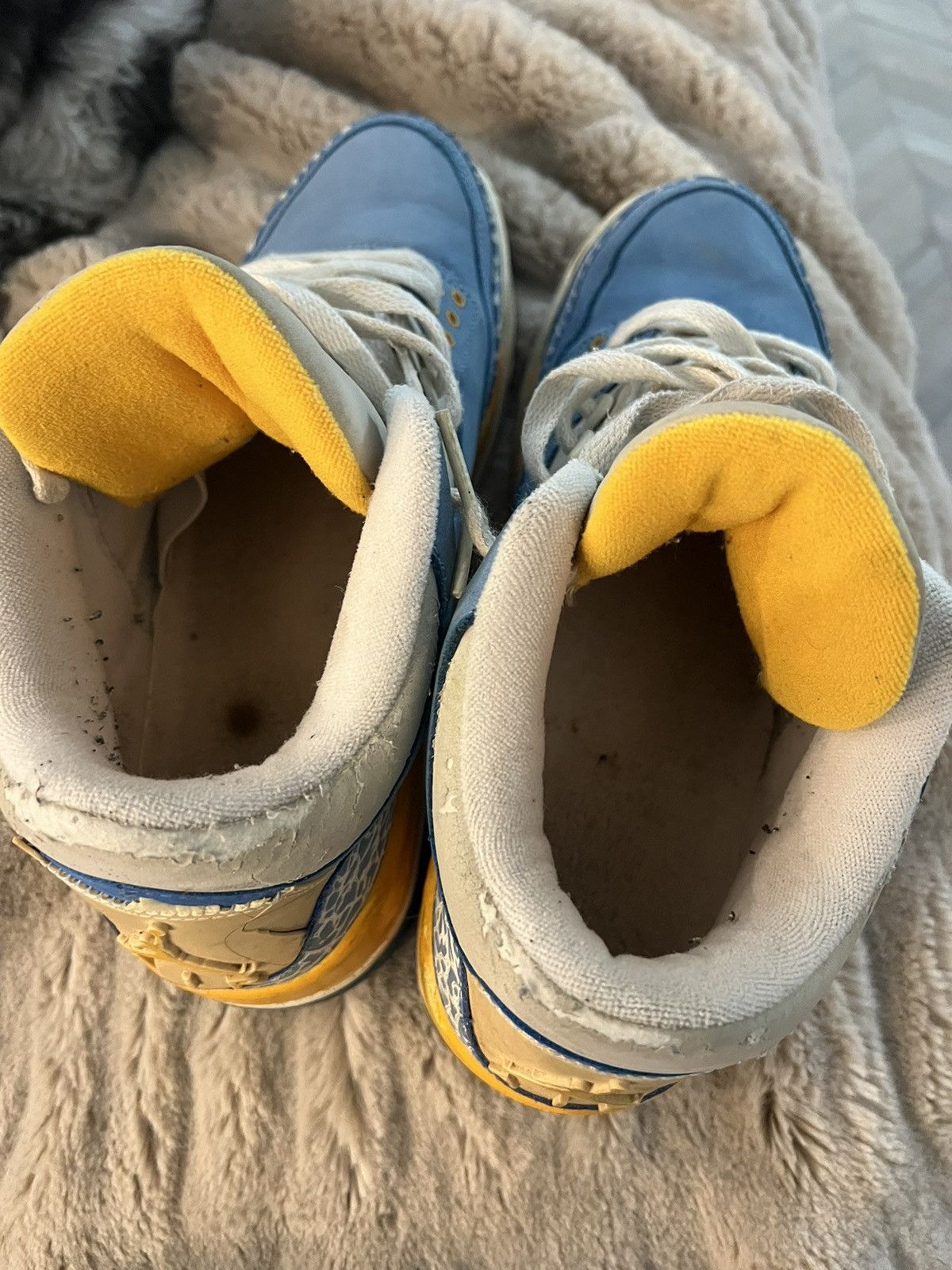 Jordan Brand Yellow and Blue Jordan’s Size US 10 / EU 43 - 4 Thumbnail