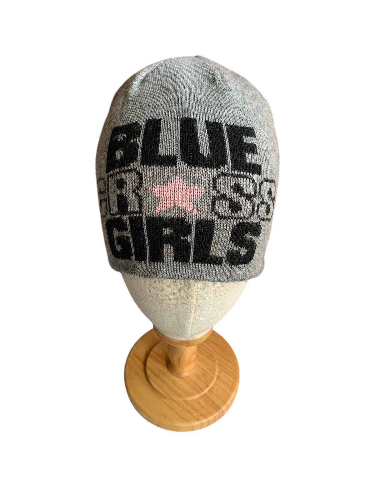 Japanese Brand × Vintage Blue Cross Girl Reversible Streetwear Beanie Hats Size ONE SIZE - 5 Thumbnail