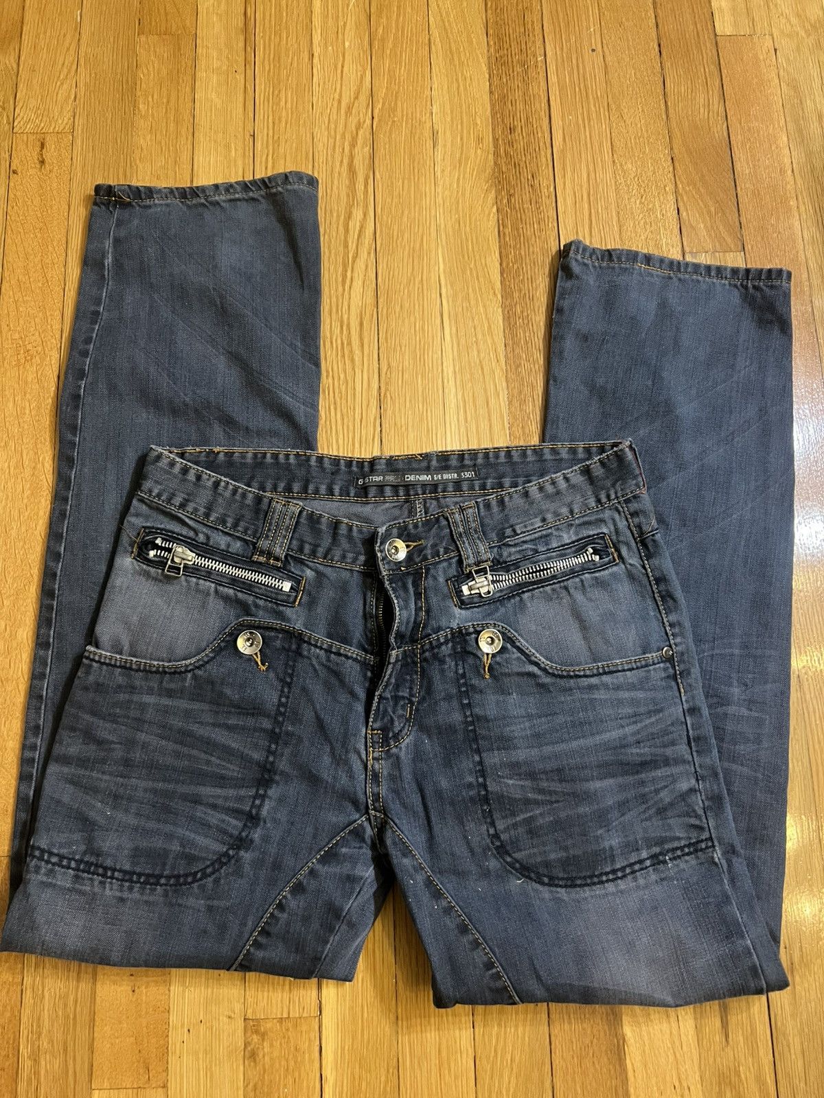G-Star × Vintage Vintage Gstar Tactical Denim Size US 34 / EU 50 - 1 Thumbnail