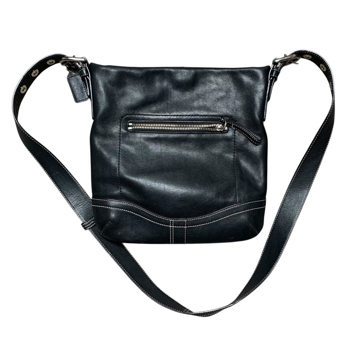 Coach Coach F10938 Soho Slim Y2K Black Leather Crossbody Bag Size ONE SIZE - 8 Thumbnail
