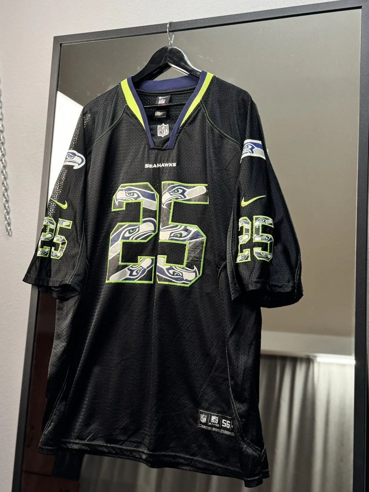 NFL × Nike Vintage Nike NFL Seahawks Richard Sherman #25 Size US XL / EU 56 / 4 - 5 Thumbnail