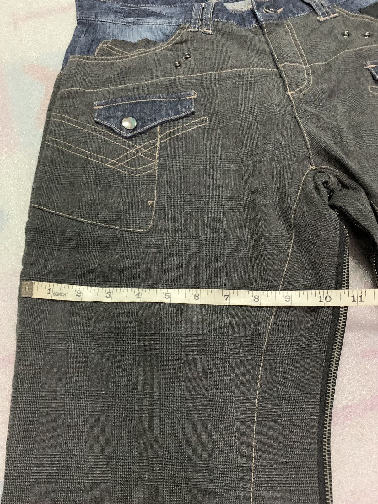 Japanese Brand × PPFM PPFM Anarchy Denim Reversible Size US 34 / EU 50 - 16 Thumbnail