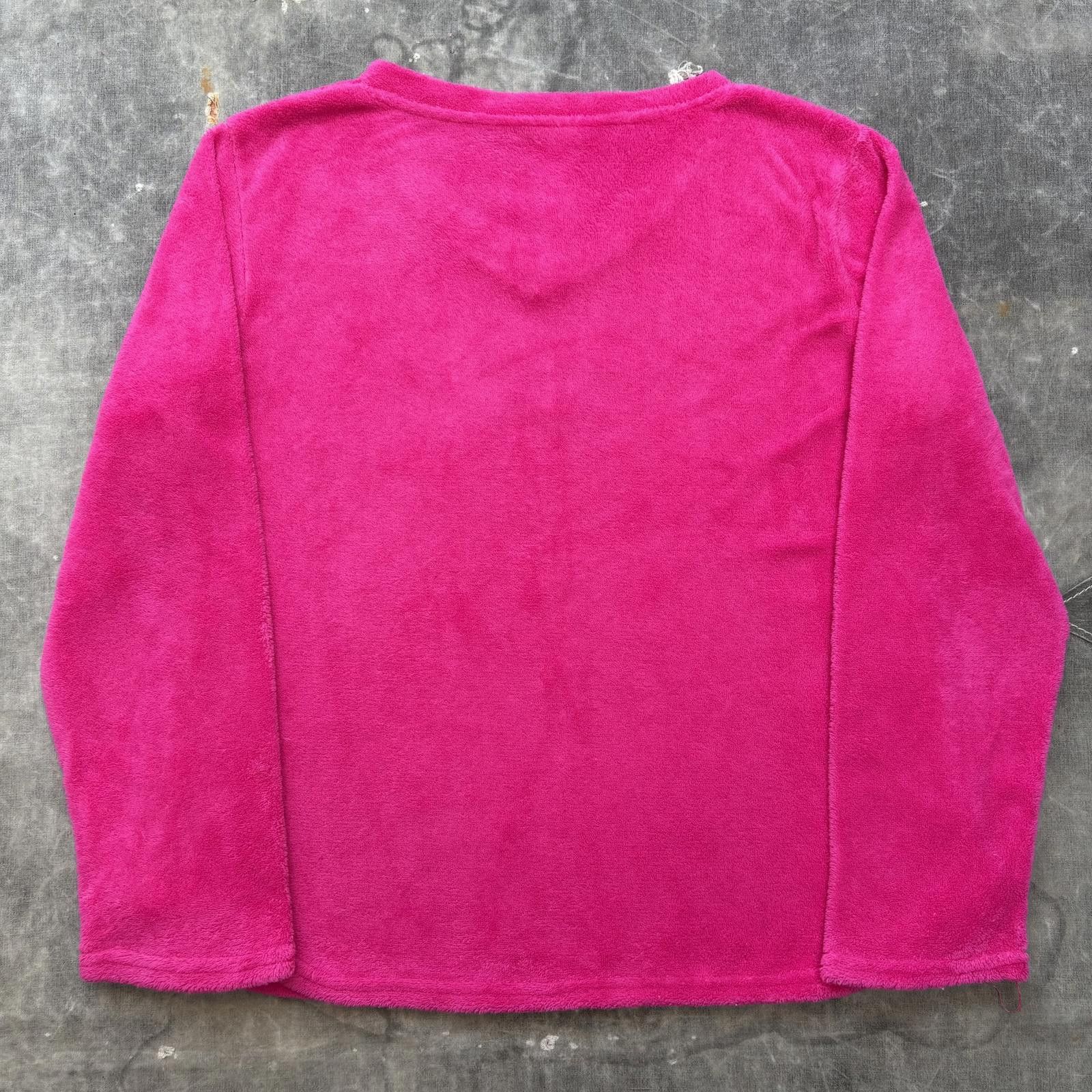 Vintage Vintage Y2K Hot Pink Betty Boop Plush Fleece Sweatshirt Size L / US 10 / IT 46 - 6 Thumbnail