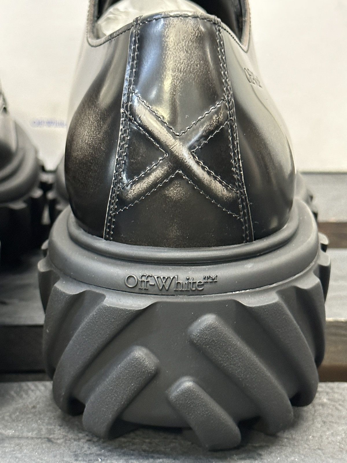 Off-White Exploration Derby Anthracite. Sz 43 Size US 10 / EU 43 - 9 Thumbnail