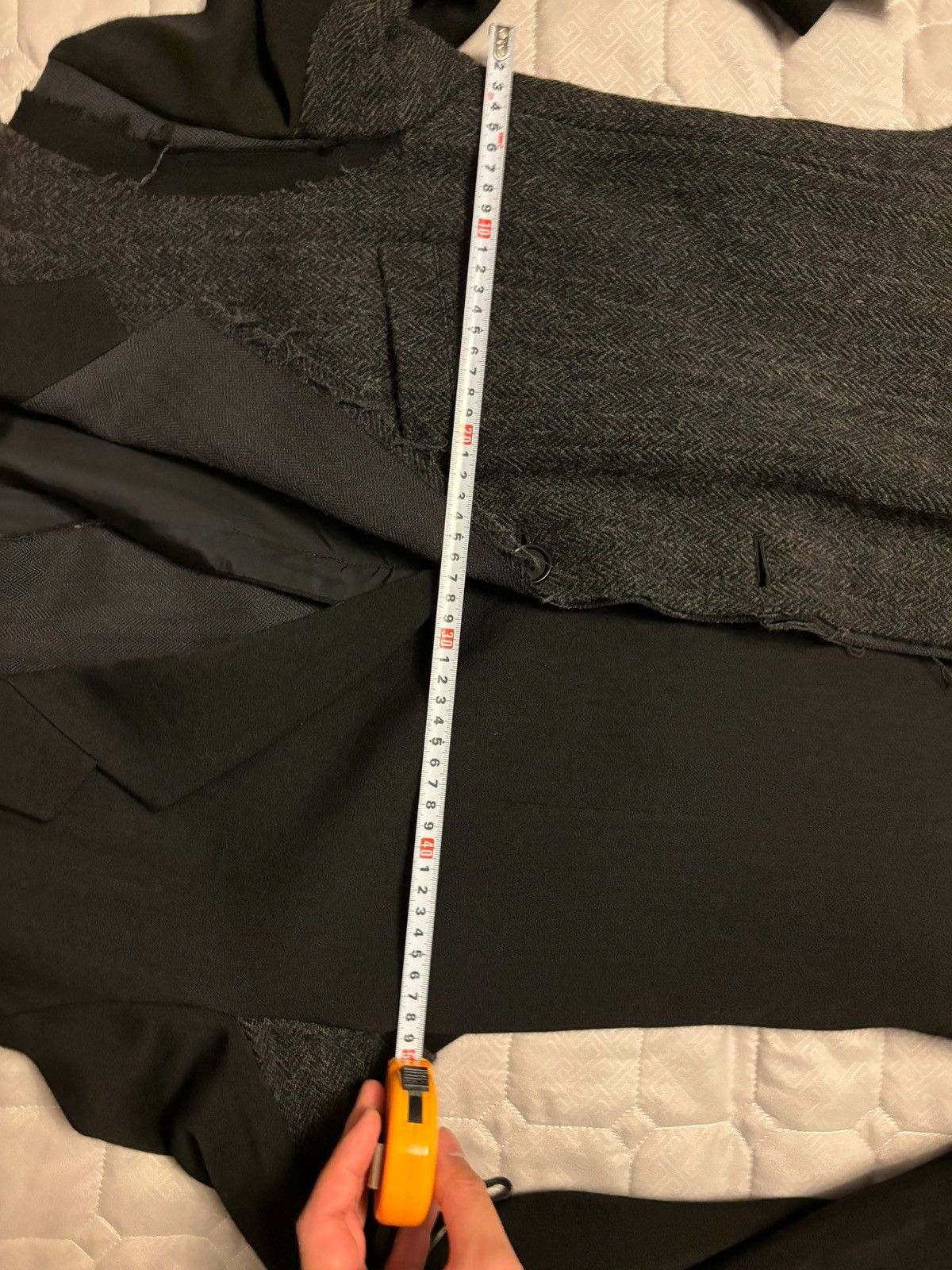 Yohji Yamamoto Yohji Yamamoto 15aw Splicing Suit DMGD Size US M / EU 48-50 / 2 - 8 Thumbnail