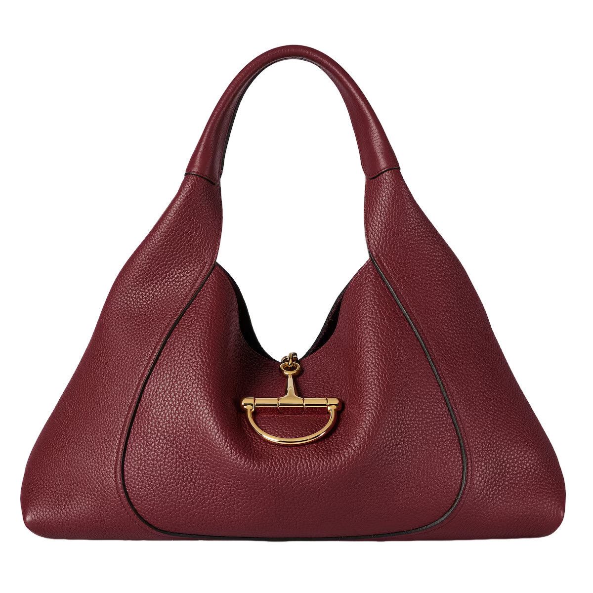 Gucci GUCCI Softbit Maxi $3650 Rosso Ancora Red Leather Shoulder B Size ONE SIZE - 1 Thumbnail