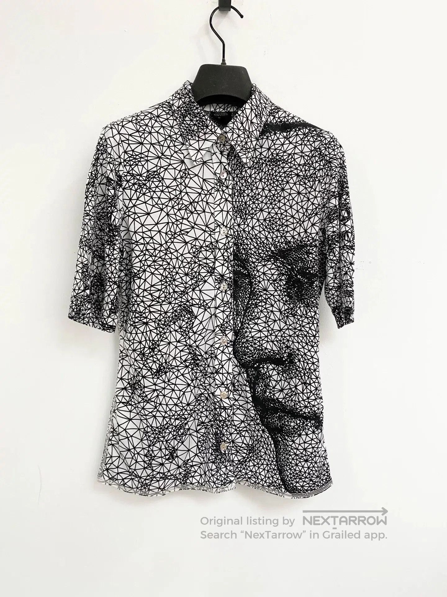 Jean Paul Gaultier Jean Paul Gaultier 2001 3D Short-Sleeve. Size US XXS / EU 40 - 1 Thumbnail