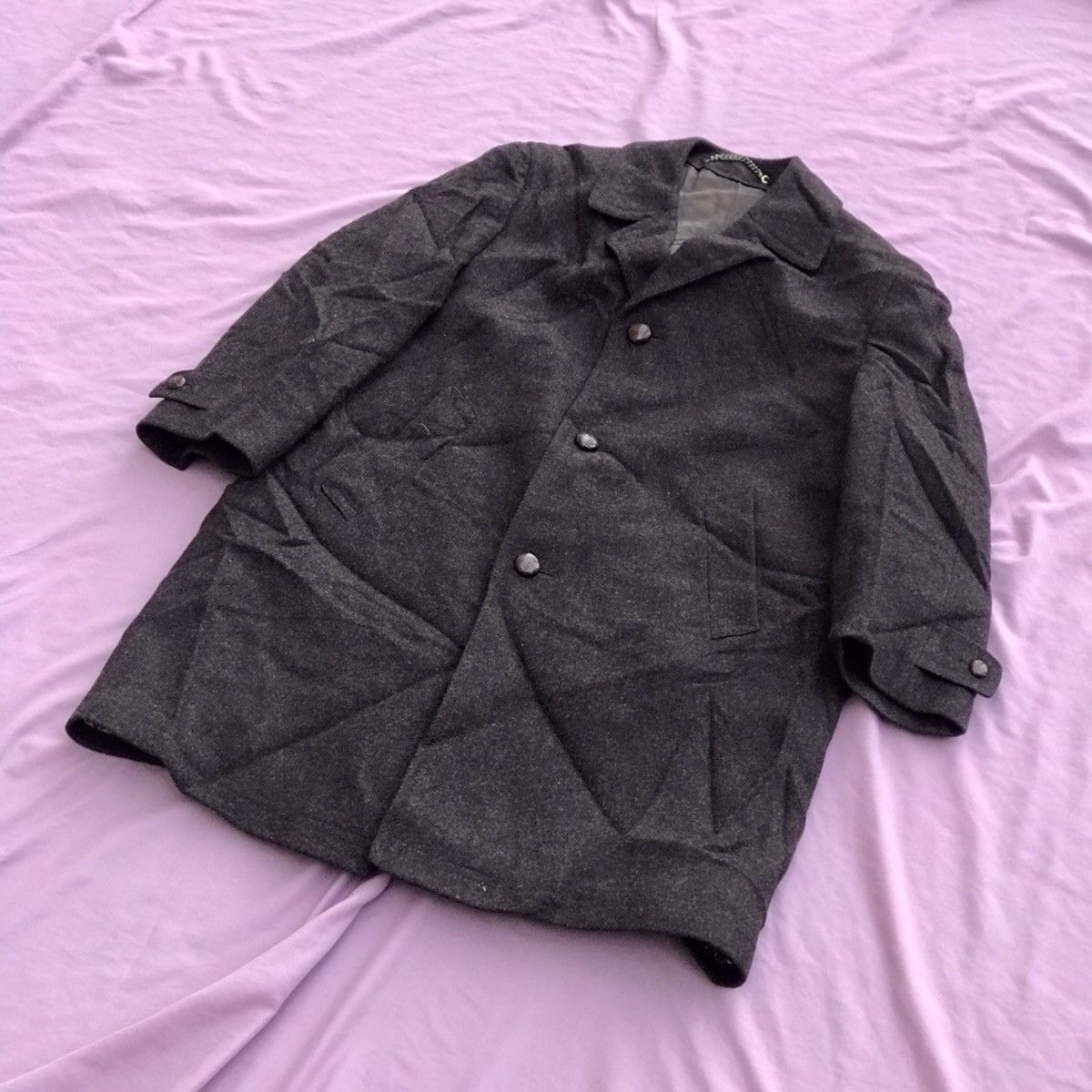 Other HEAVY TWEED thick wool German over coat Size US M / EU 48-50 / 2 - 2 Thumbnail