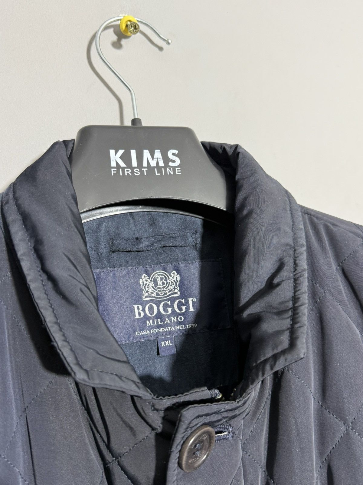 Boggi Boggi Nilano Navy Blue quilted jacket size XXL Size US XXL / EU 58 / 5 - 9 Thumbnail