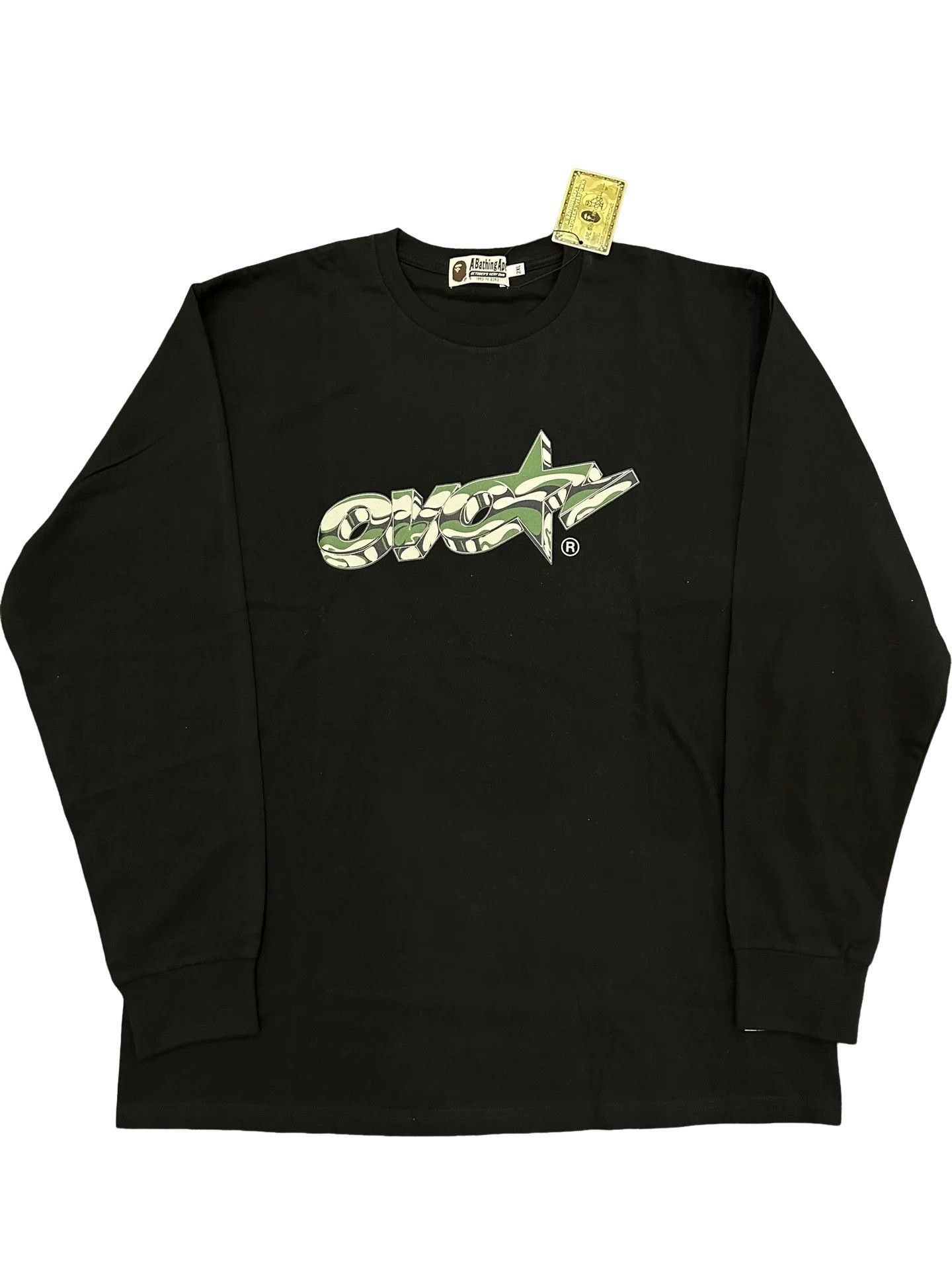 Bape A Bathing Ape x OVO Camo Logo Long Sleeve T-Shirt Size XXL Size US XXL / EU 58 / 5 - 1 Thumbnail
