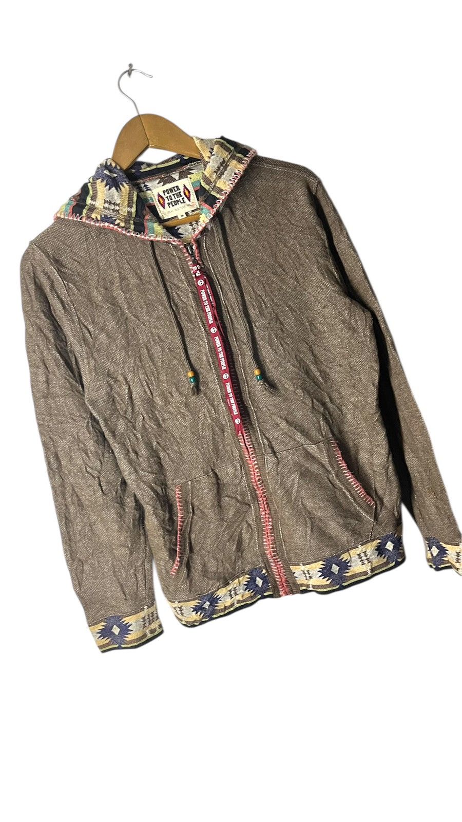 Vintage GLOBAL CULTURE POWER TO THE PEOPLE Size US M / EU 48-50 / 2 - 7 Thumbnail