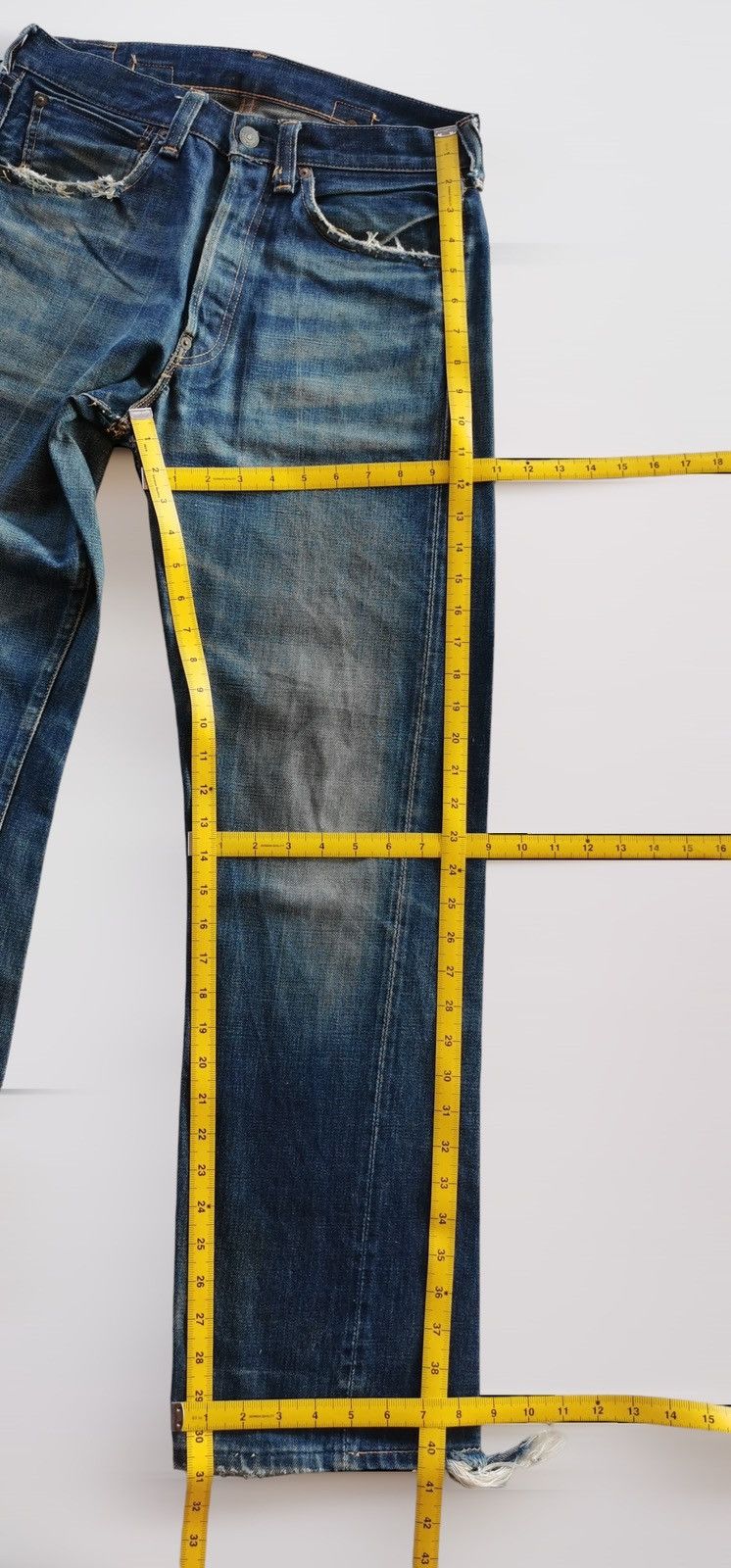 Levi's Levis Vintage Clothing Lot37501 Selvedge Denim Jeans Size US 30 / EU 46 - 12 Thumbnail