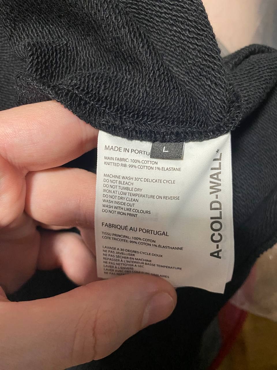 A-COLD-WALL* A-Cold-Wall* Black Grid Hoodie Size US M / EU 48-50 / 2 - 12 Thumbnail
