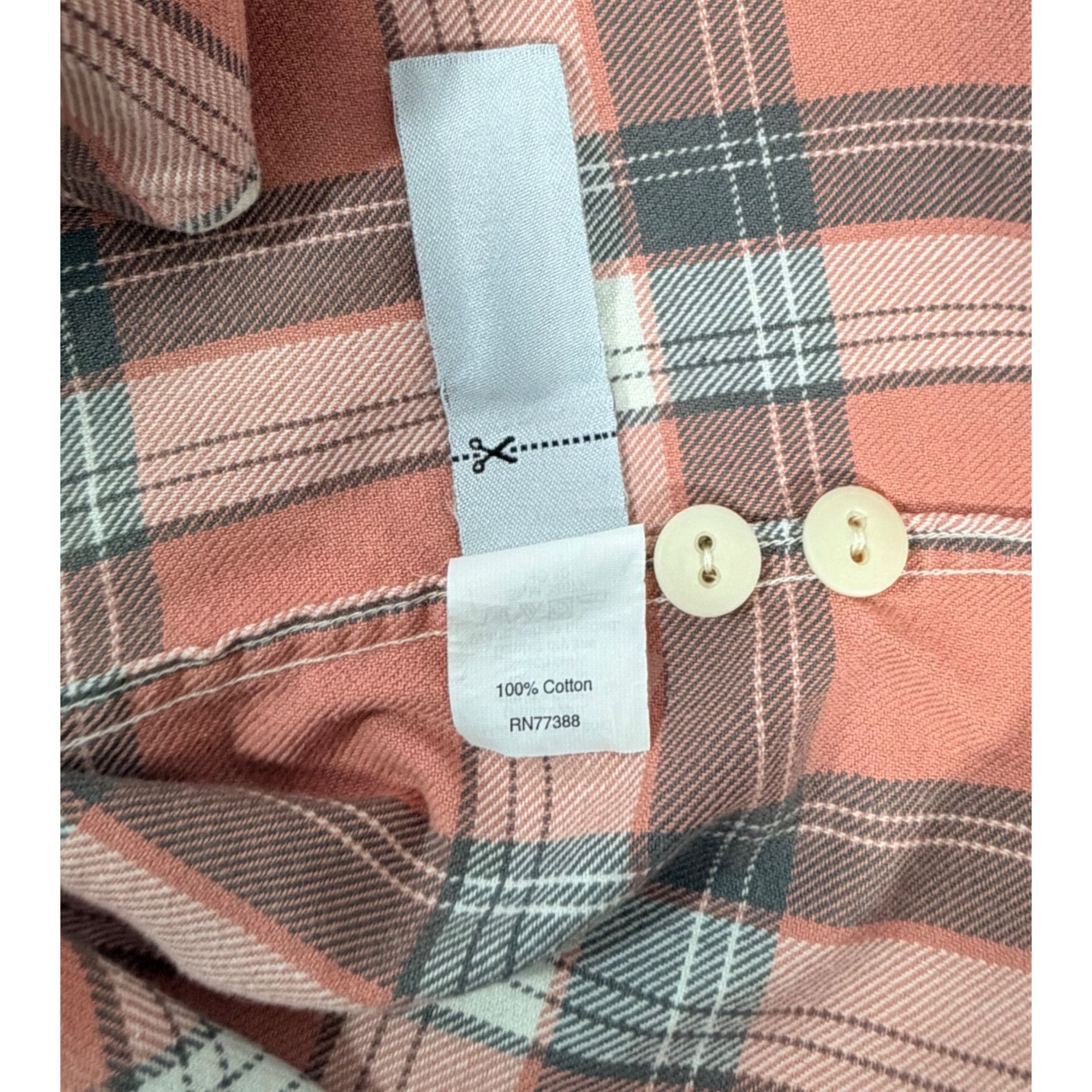 J.Crew J.Crew Pink Plaid Flannel Button-Up Shirt Medium 100% Cotton Size US M / EU 48-50 / 2 - 9 Thumbnail
