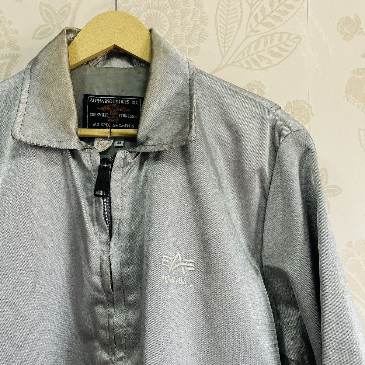 Avirex × Vintage Vintage Rare Avirex Alpha Industries Rayon Nylon Jacket Size US M / EU 48-50 / 2 - 6 Thumbnail