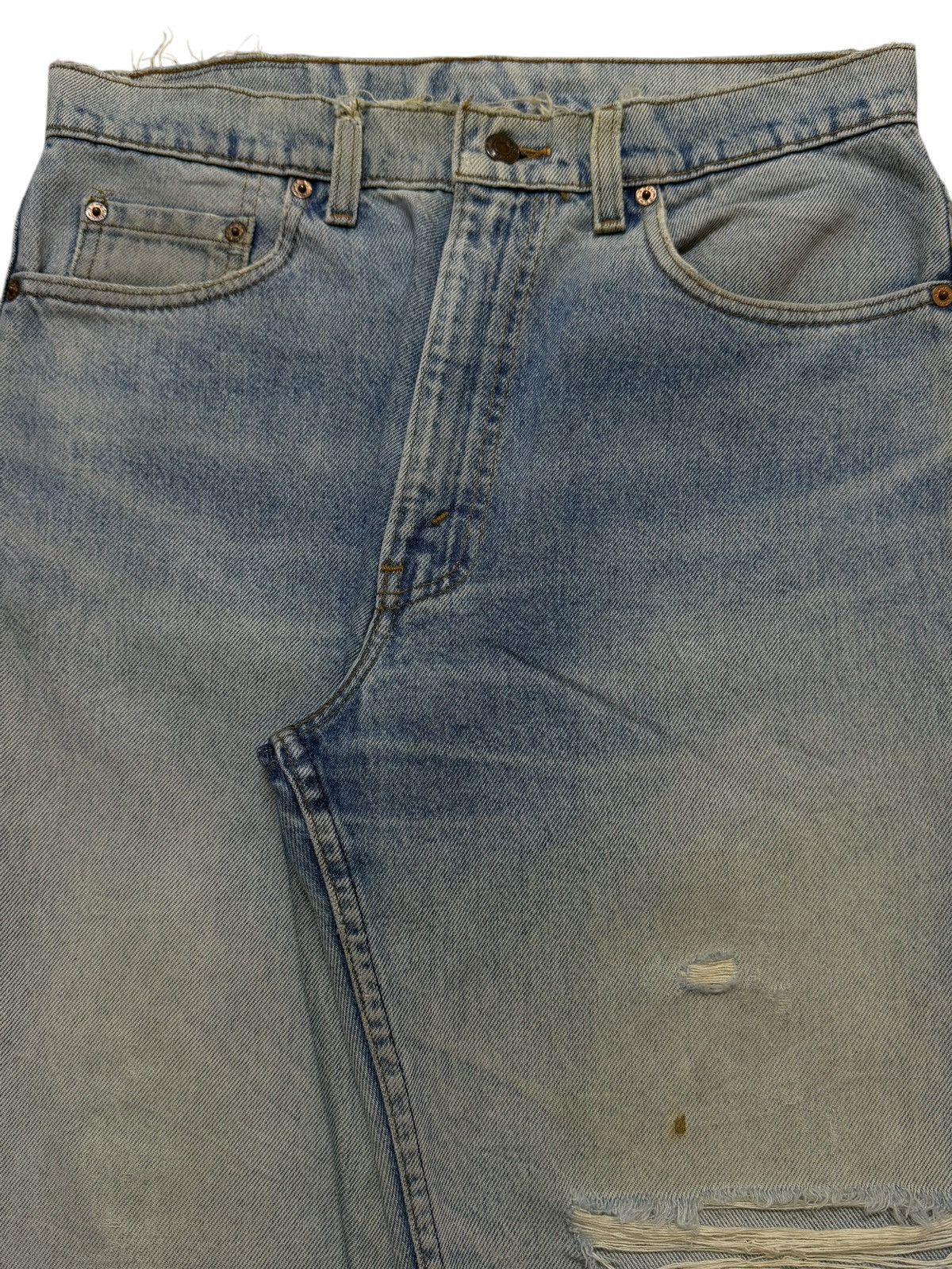 Levi's Vintage 80s Usa Levis 510 Faded Wash Distressed Regular Fits Size US 30 / EU 46 - 3 Thumbnail