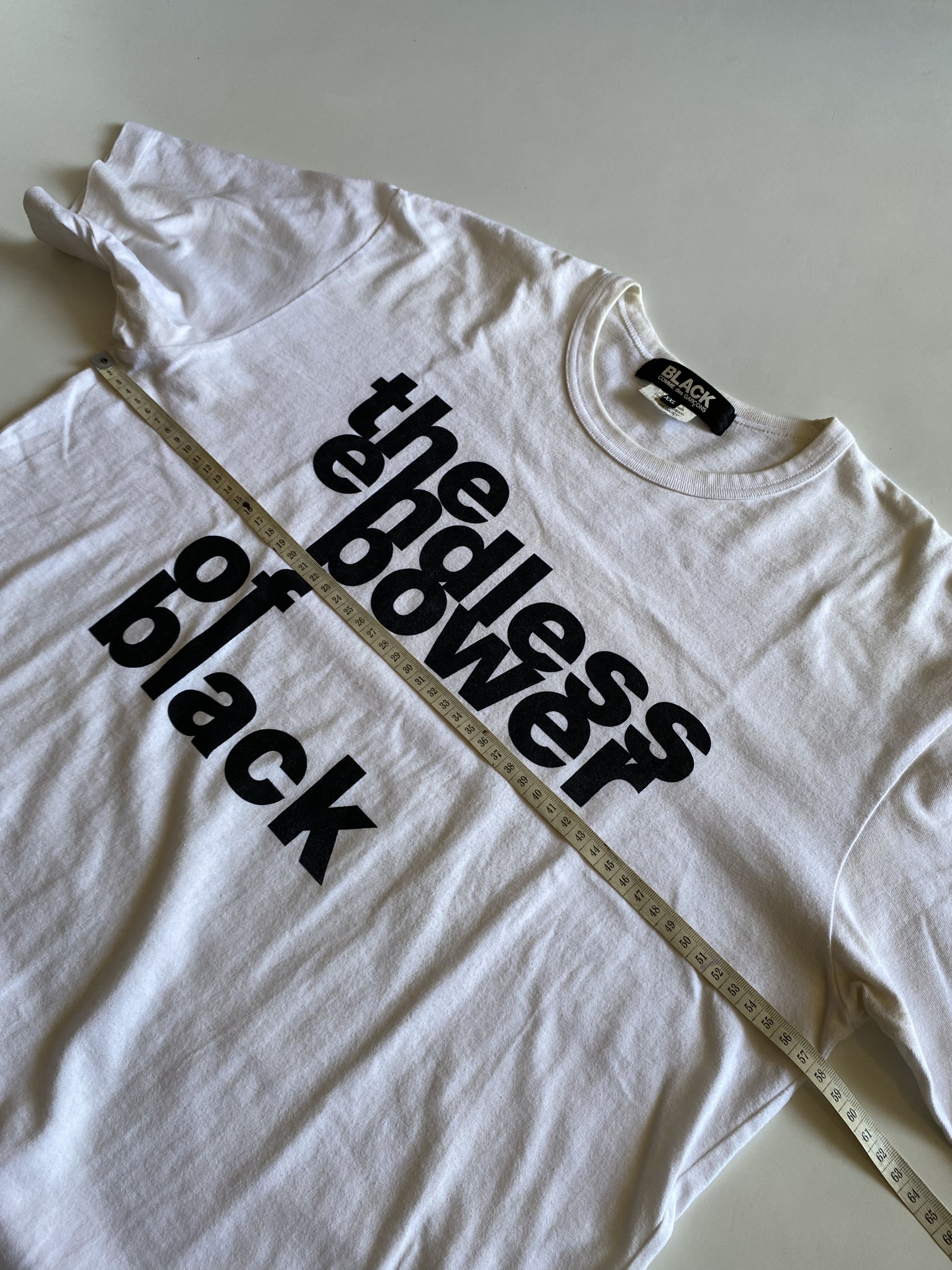 Comme des Garcons NEED GONE❗Comme des Garcons Poem Tee Size US L / EU 52-54 / 3 - 2 Thumbnail