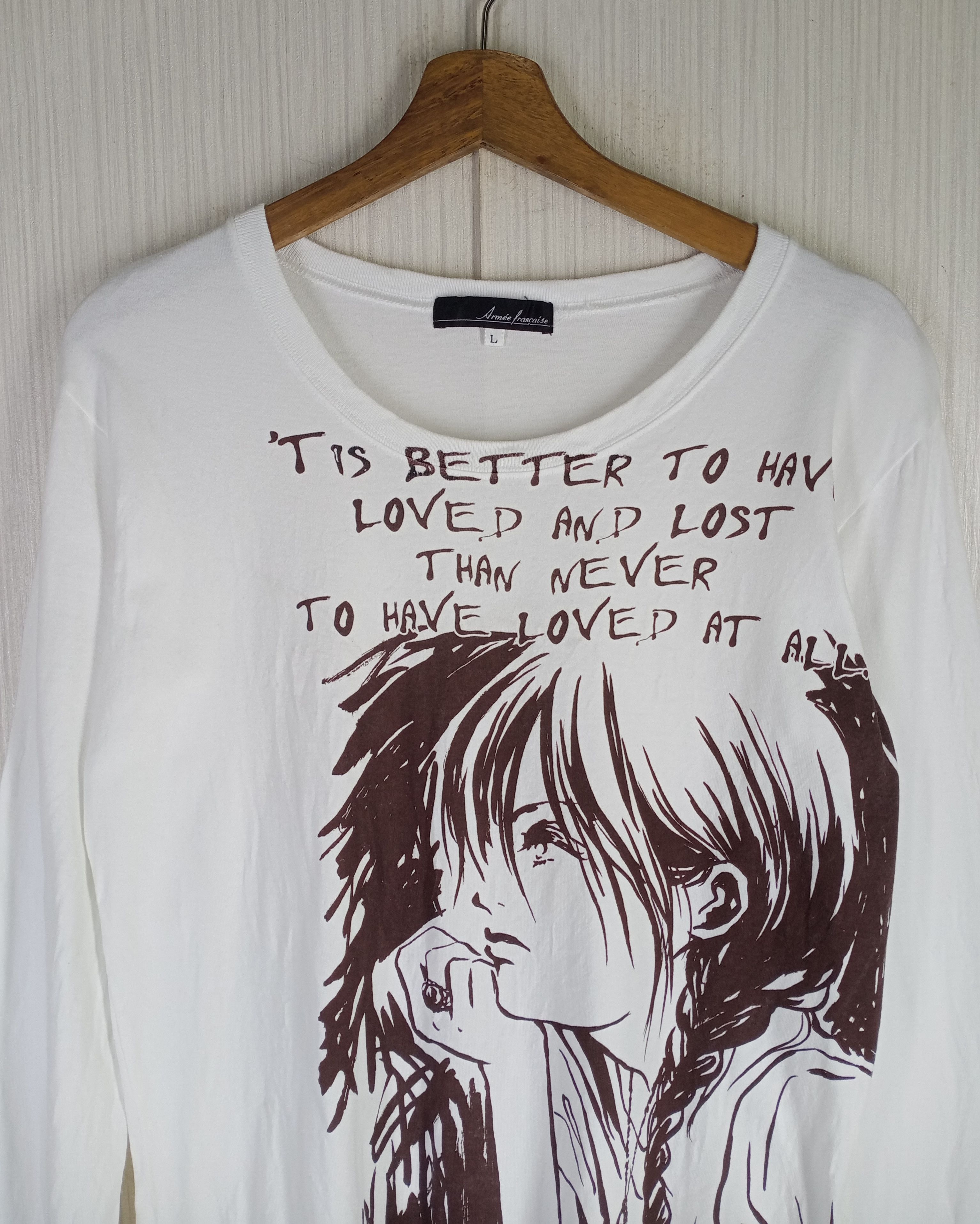 Anime Vintage Armee Francaise Japanese Anime Long Sleeve Tshirt Size US M / EU 48-50 / 2 - 2 Thumbnail