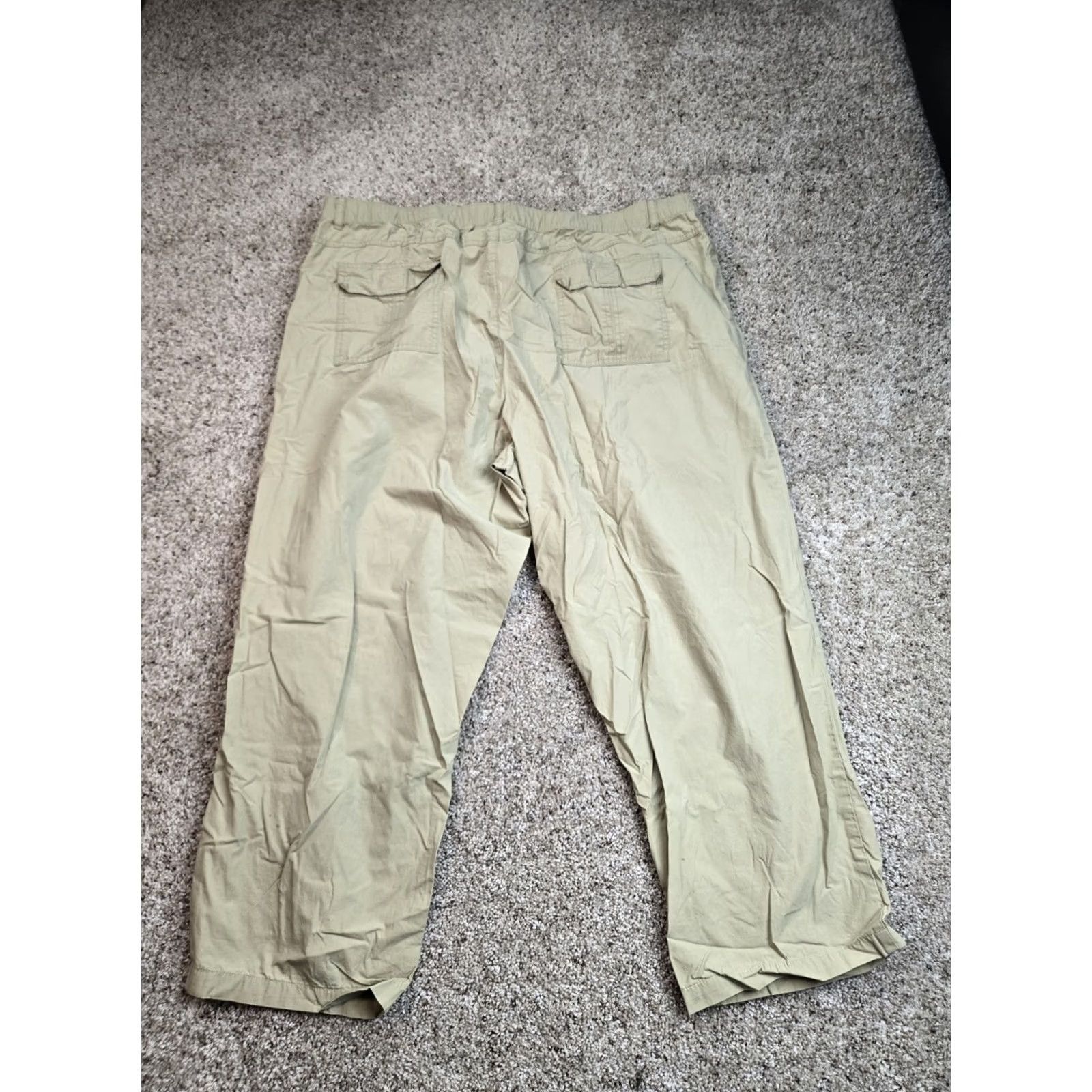 Vintage Columbia Mens Pants 2XL Brown Cotton Straight Leg Inseam 30" Chino Casual Travel Cargo Pocket Zipper Size US 39 - 6 Thumbnail