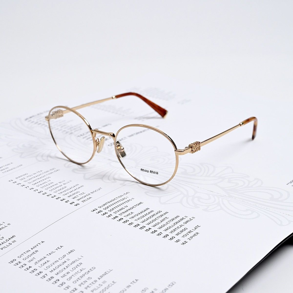 Miu Miu MIU MIU 0MU 52XV GLASSES Size ONE SIZE - 1 Thumbnail