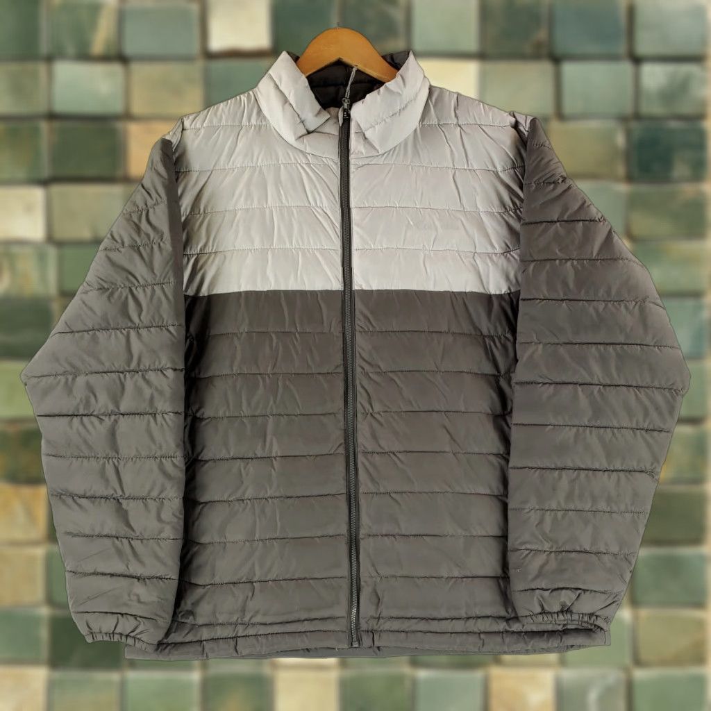 Vintage Columbia Jacket Powder Lite Puffer Foil Two Tone Gray Mens XXL Jacket Size US XXL / EU 58 / 5 - 1 Thumbnail