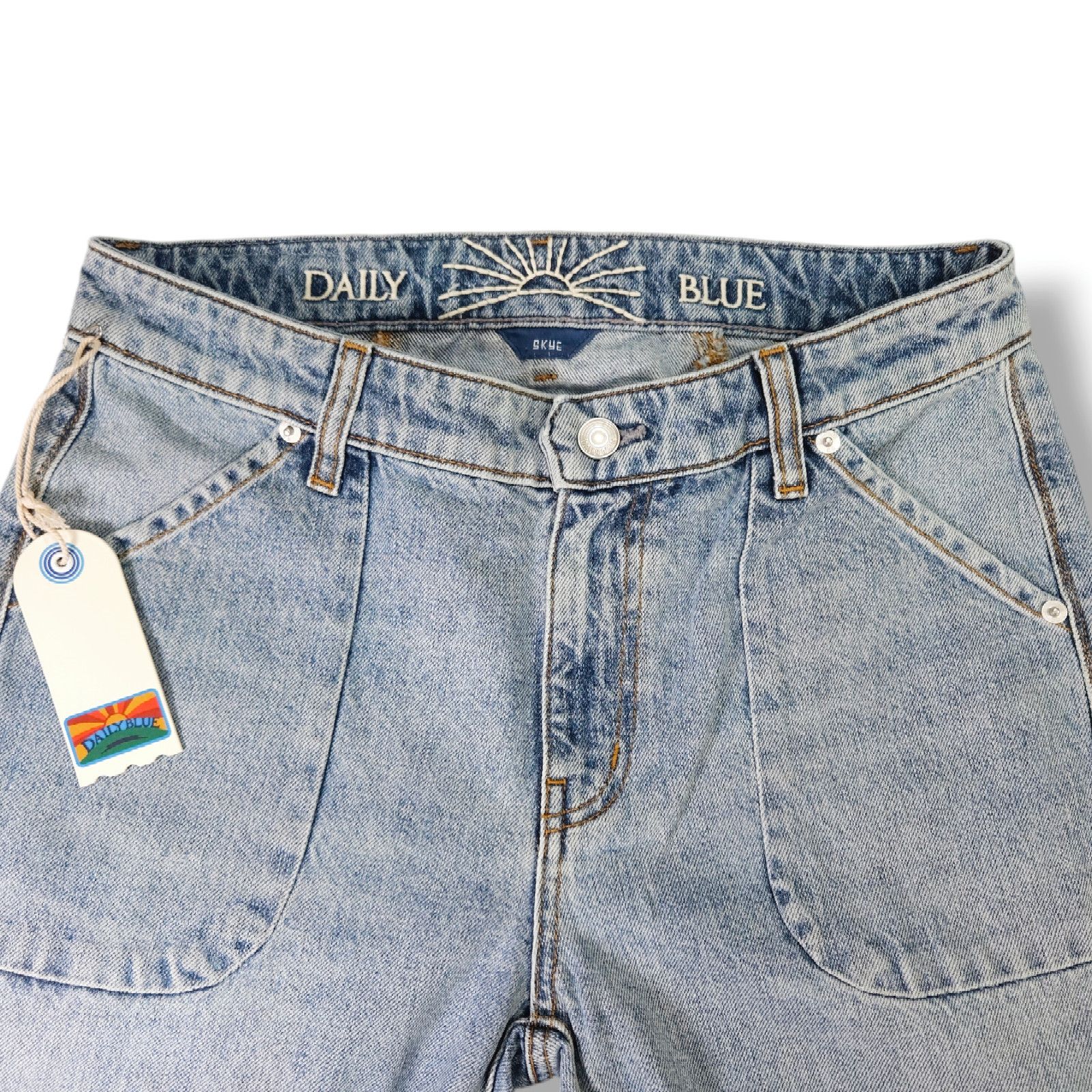 AG Adriano Goldschmied NWT Daily Blue Skye Bellbottom Flare Long Jeans Sz. 28x35 Size 28" / US 6 / IT 42 - 7 Thumbnail