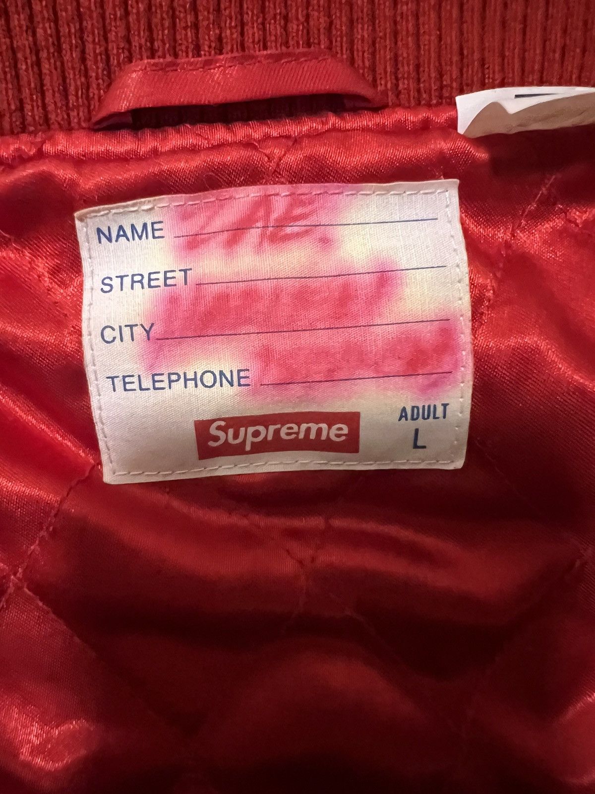 Supreme Supreme AEON FLUX - Red Varsity Jacket Size US L / EU 52-54 / 3 - 16 Thumbnail