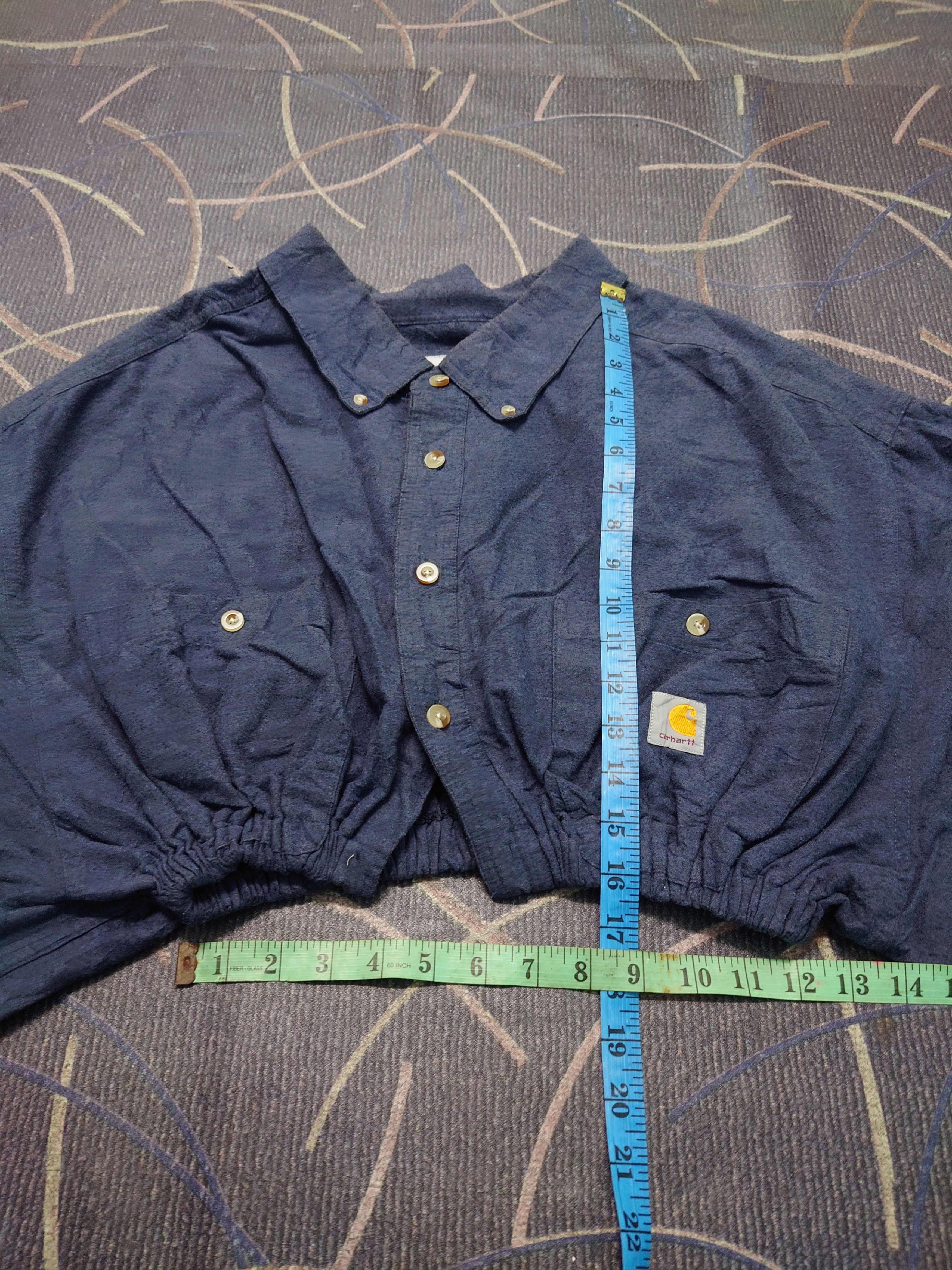 Carhartt Carhartt Cropped Button Up Shirt Size XL / US 12-14 / IT 48-50 - 7 Thumbnail