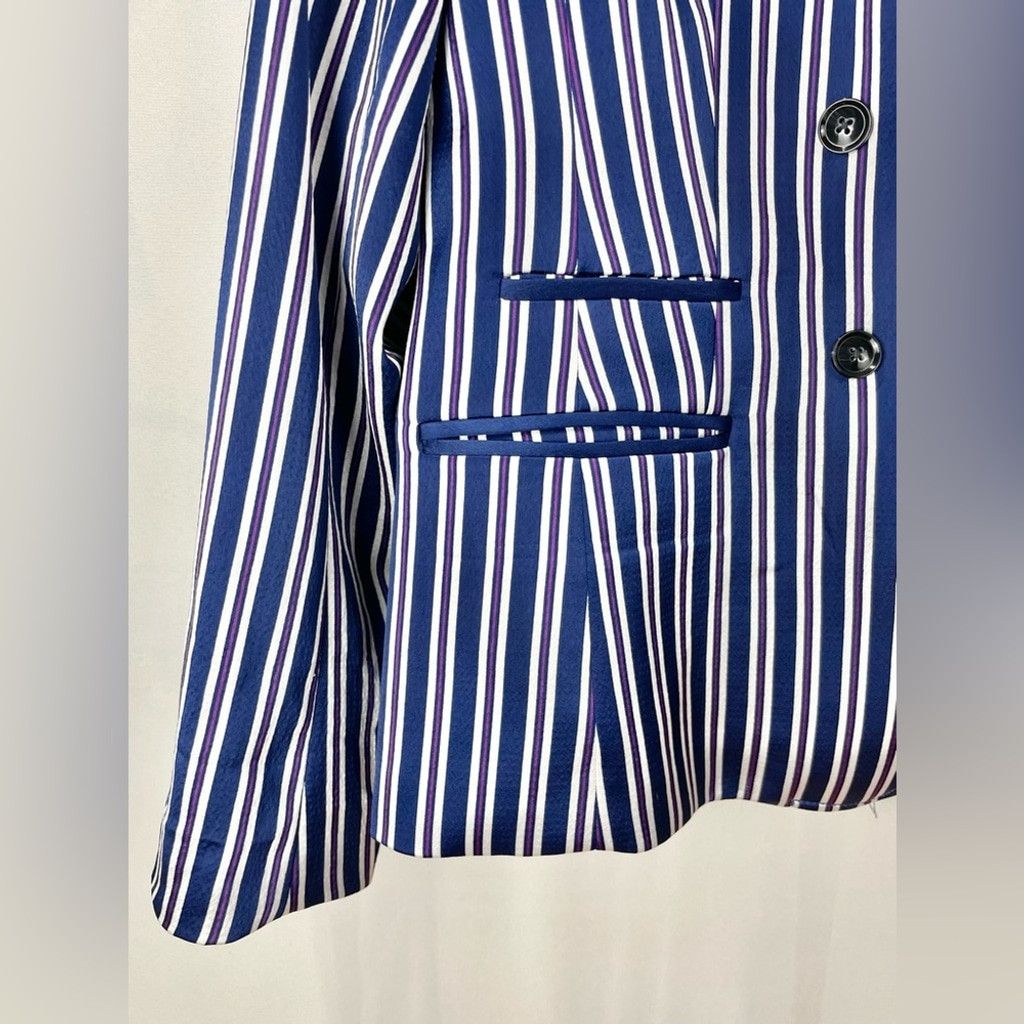 Banana Republic Banana Republic Striped Double Breasted Dickie Blazer US 10 Size L / US 10 / IT 46 - 9 Thumbnail