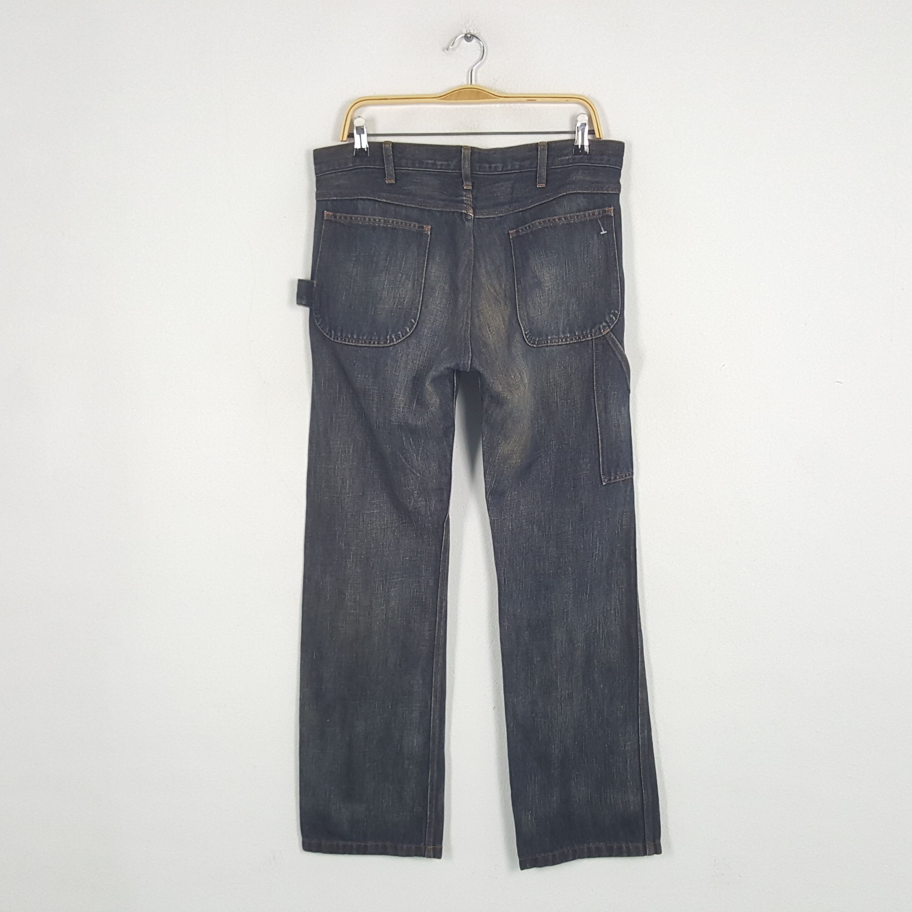 Comme des Garcons Homme × Japanese Brand × Vintage Vintage Comme des Garcons Homme Carpenter Denim Jeans Size US 34 / EU 50 - 4 Thumbnail