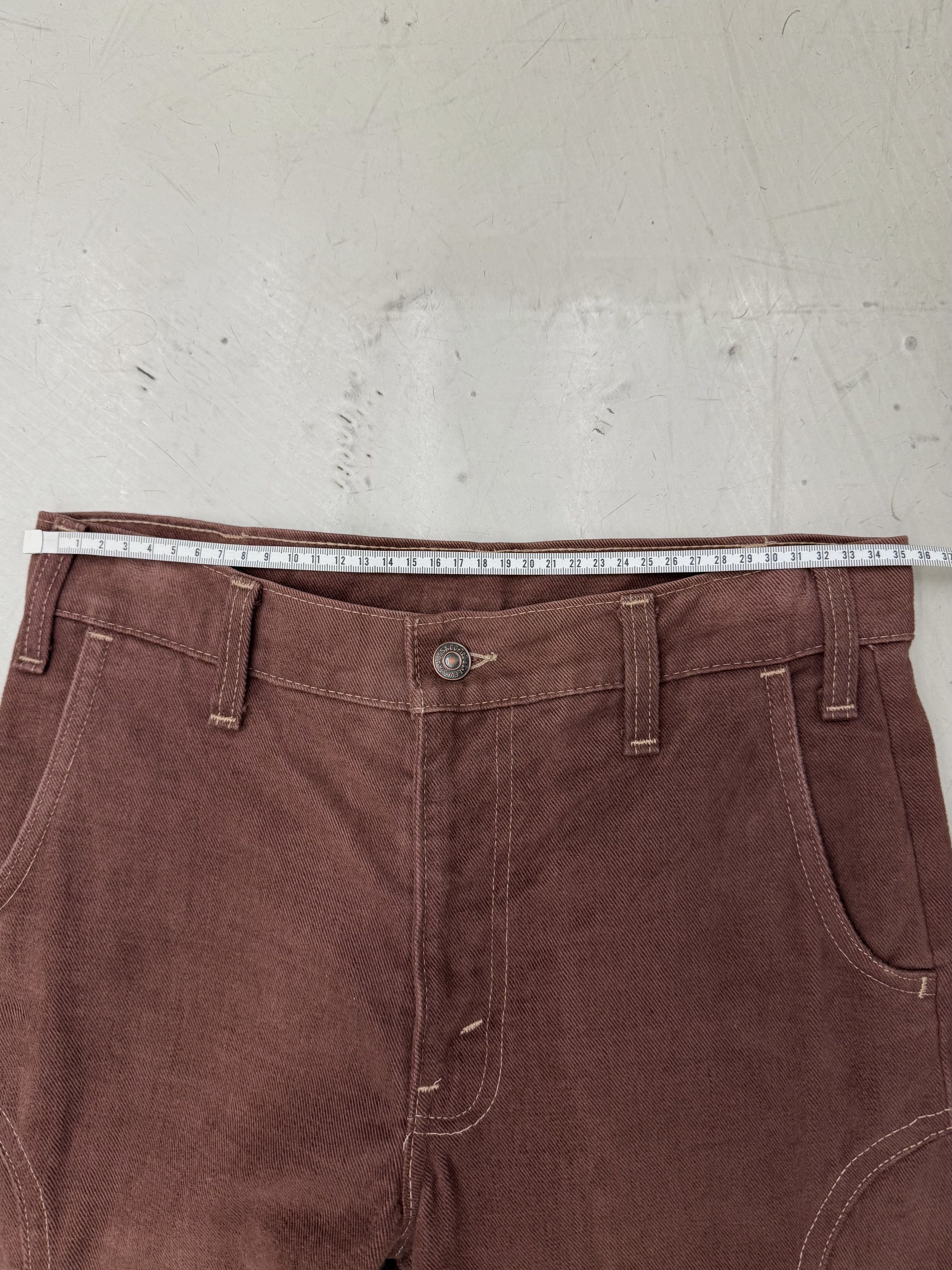 Levi's Vintage 70s Levi’s Flare Jeans – Brown Lowcut Size US 29 - 4 Thumbnail
