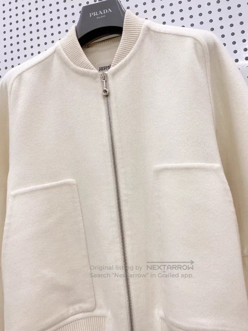 Hermes Hermes Cashmere Baseball Jacket Size XS / US 0-2 / IT 36-38 - 2 Thumbnail