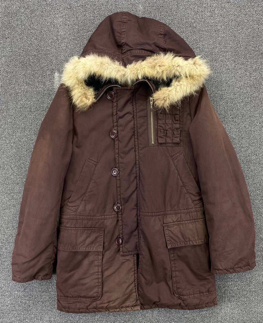 Issey Miyake Vintage Issey Miyake Sunaokuwahara Fur Hoodie Jacket Size M / US 6-8 / IT 42-44 - 1 Thumbnail