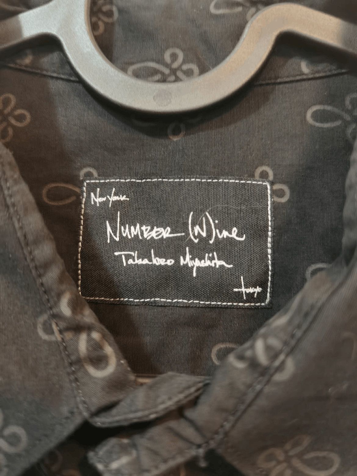 Number (N)ine Sz 3 Number Nine Pattern Long Shirt-2508 Size US L / EU 52-54 / 3 - 4 Thumbnail