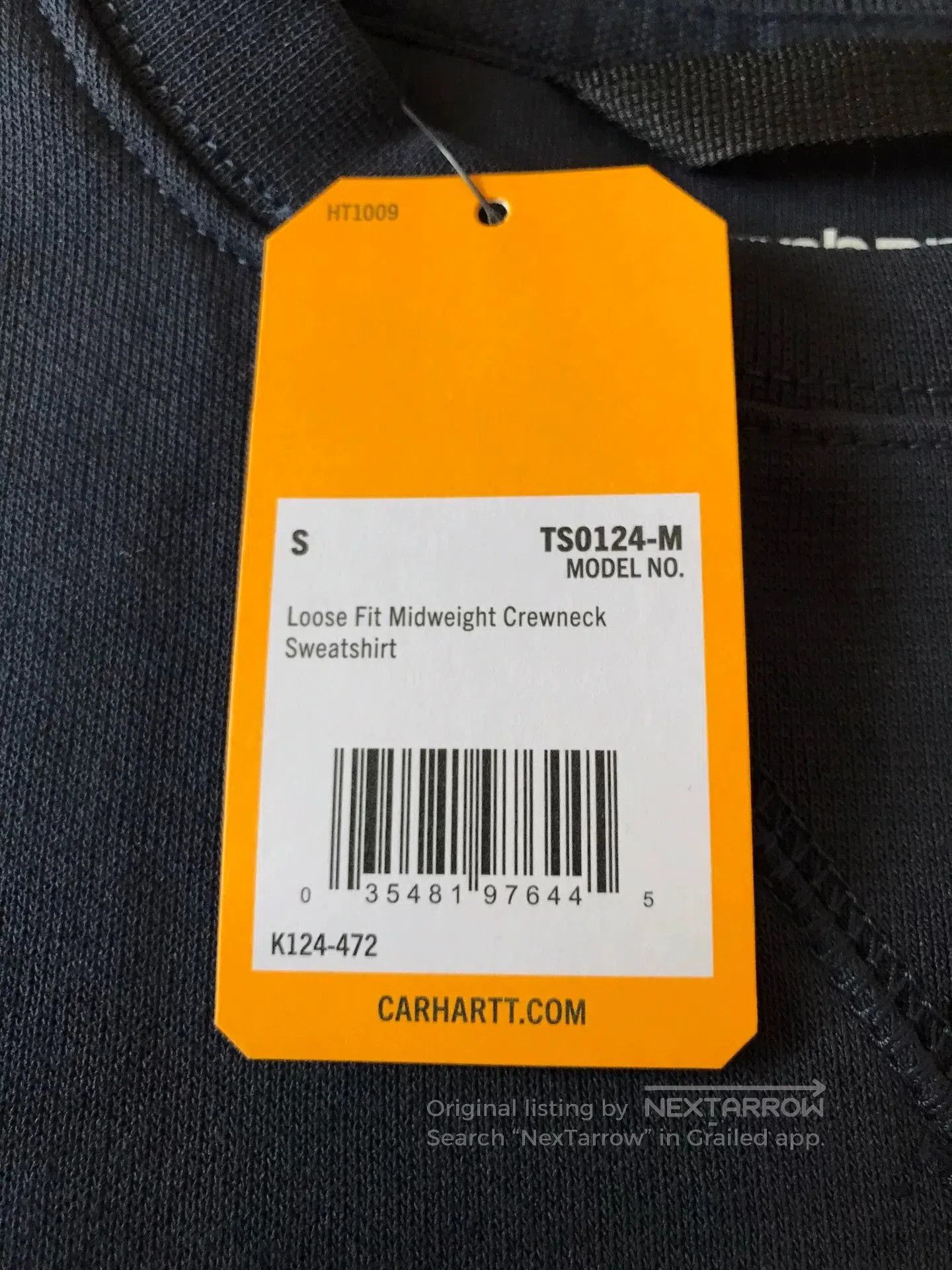 Carhartt Carhartt K124 472 Crewneck Sweatshirt. Size US S / EU 44-46 / 1 - 7 Thumbnail