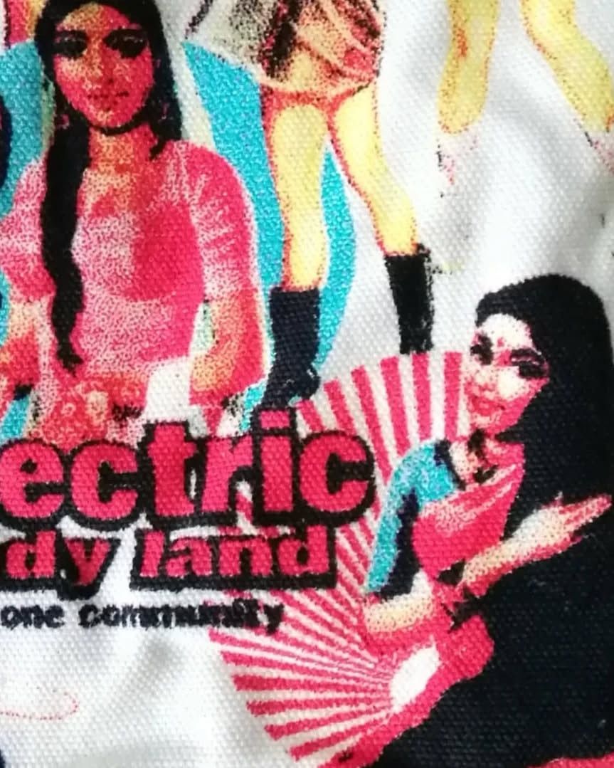 Hysteric Glamour Ozone Community Electric Lady Land Graphic Skrt Size 29" - 4 Thumbnail