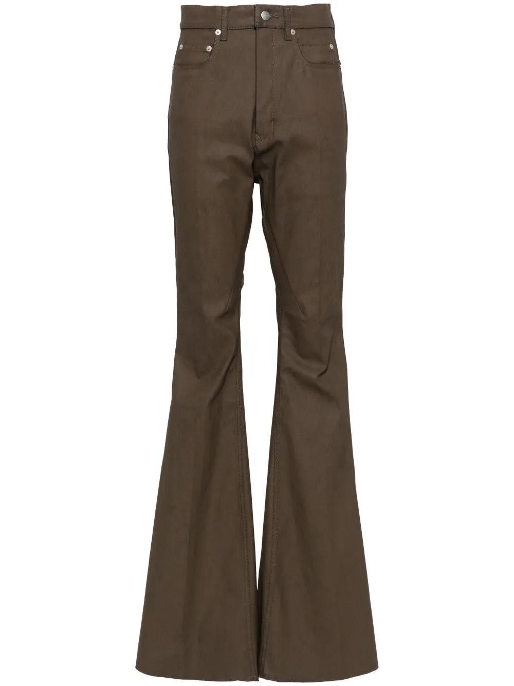 Rick Owens o1y0126 Denim Pant in Light Brown Size 26" / US 2 / IT 38 - 1 Thumbnail