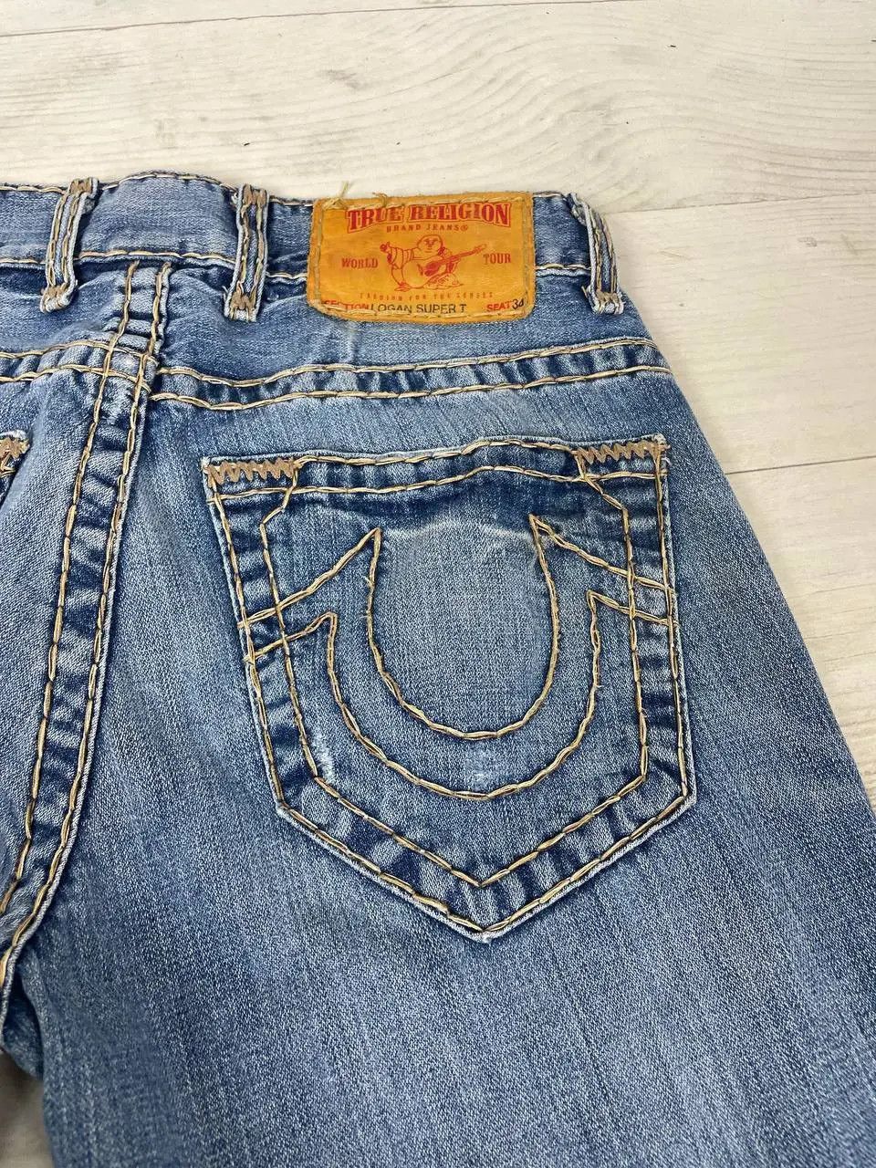 True Religion Vintage True Religion Logan Super T Denim Jeans 90s USA Size US 30 / EU 46 - 19 Thumbnail
