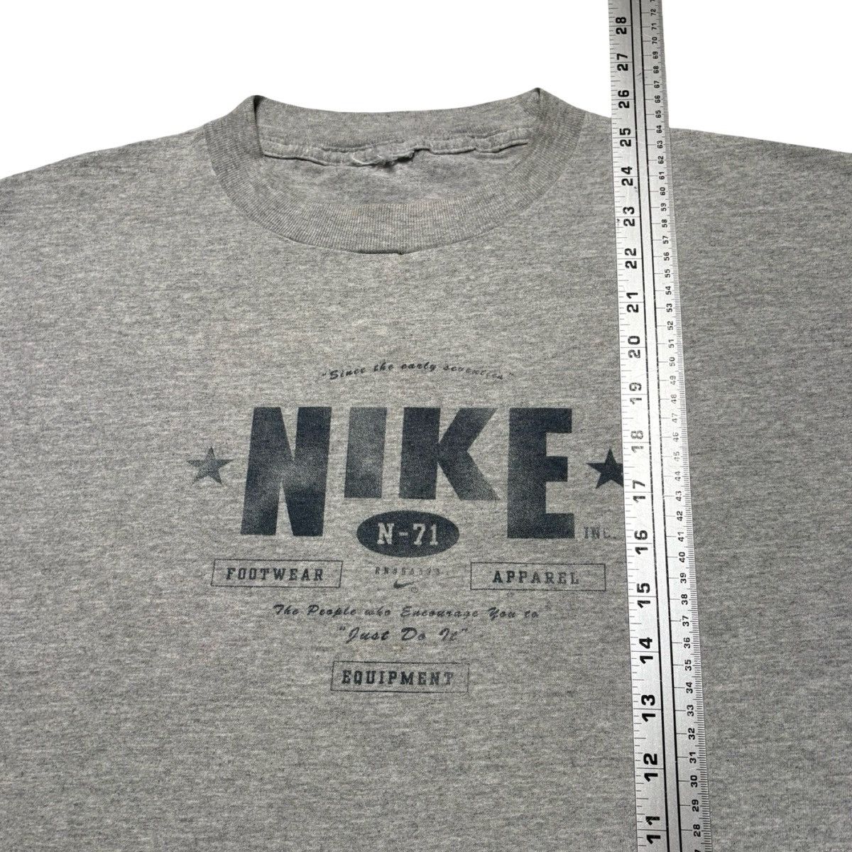 Nike Vintage 90s Nike Athletic Dept Graphic T Shirt Distressed Size US L / EU 52-54 / 3 - 6 Thumbnail