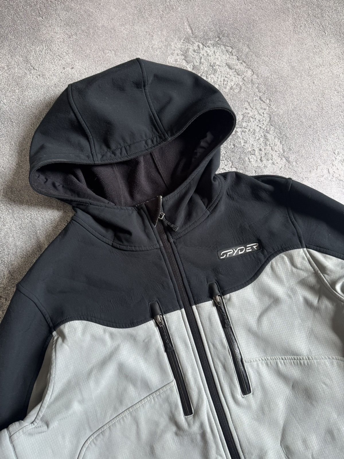 Spyder Spyder L outdoor Softshell jacket hooded zip gorpcore Size US L / EU 52-54 / 3 - 12 Thumbnail